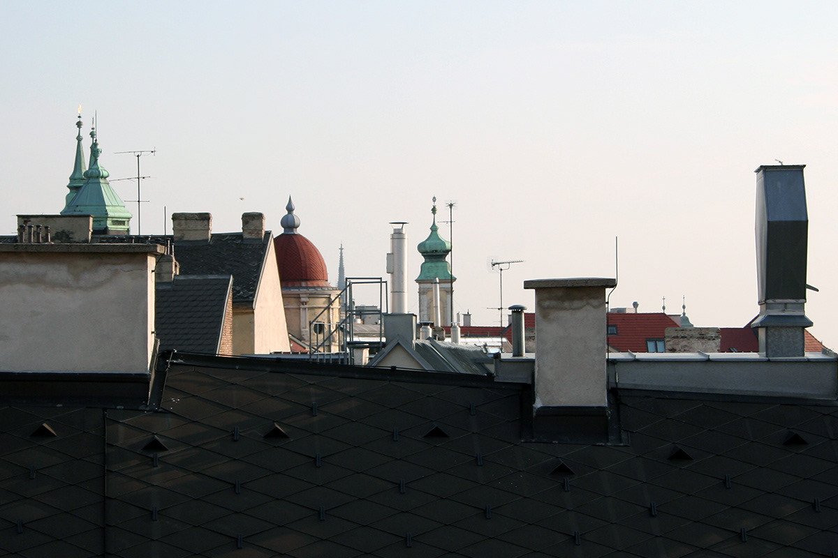 A view across Vienna's rooftops