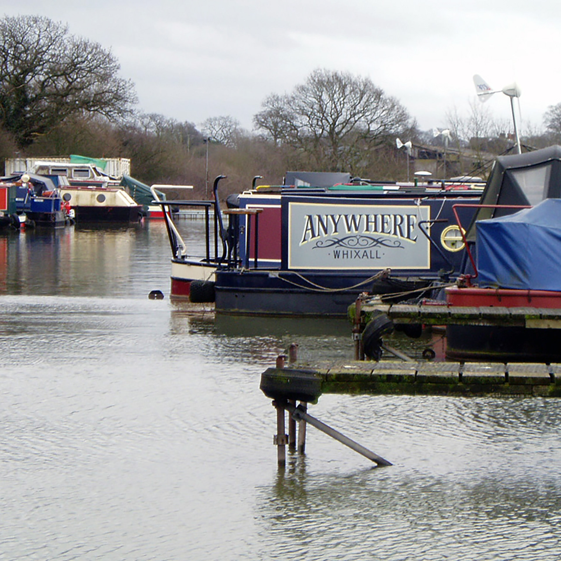 A barge chanced upon whilst walking
