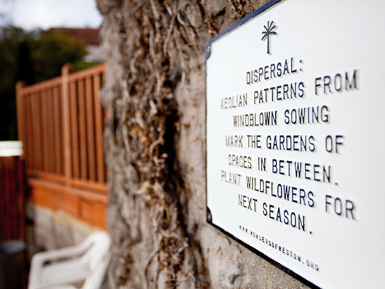 A sign from 'The Botanical' layer