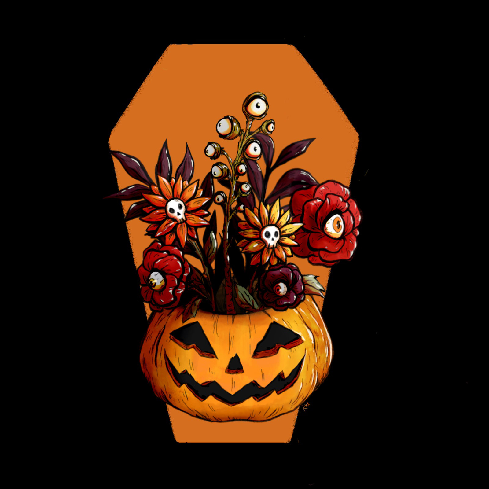 "Garden of Magick" @drawtober Halloween Challenge
