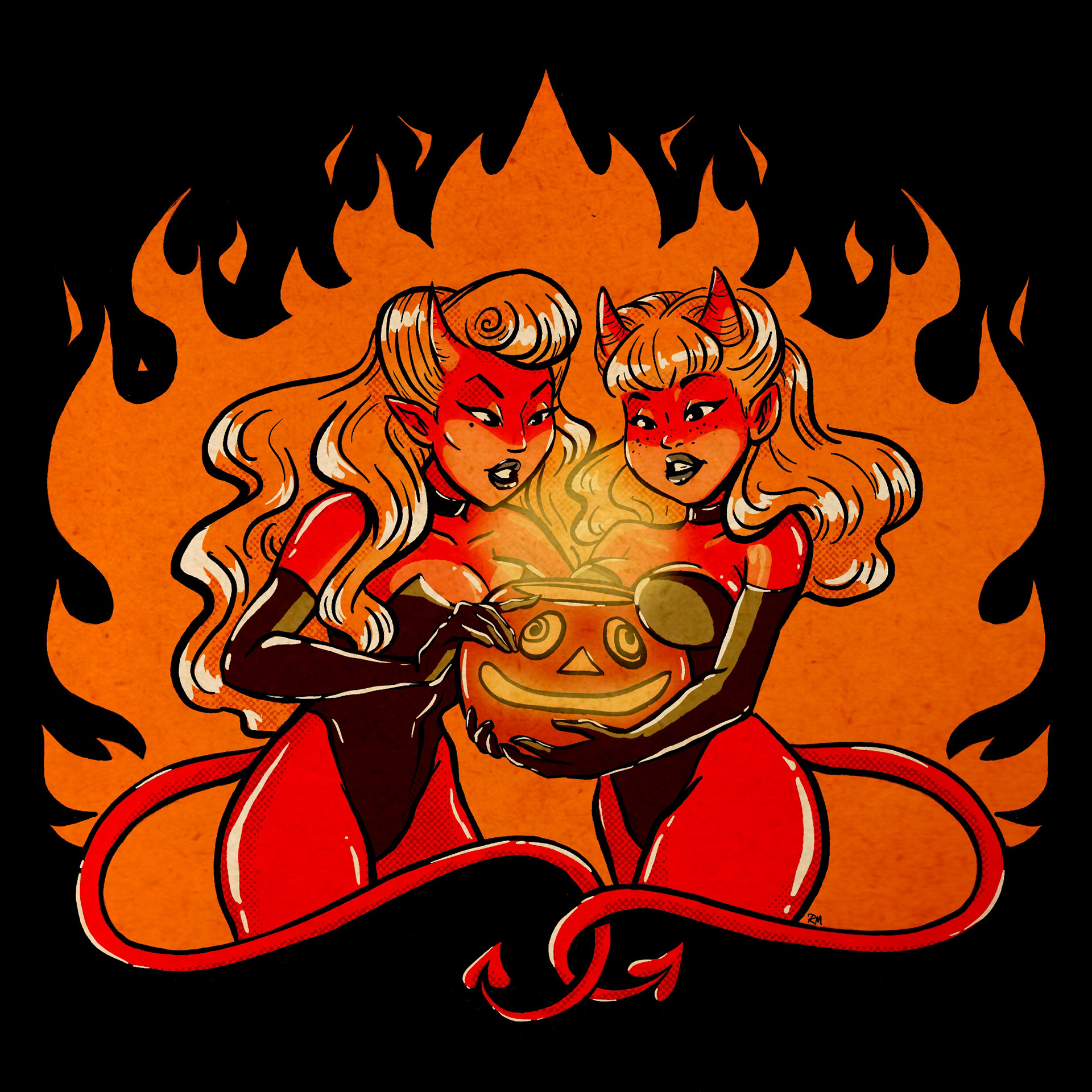 "Hotties from Hell" @Creeptoberclub Halloween challenge