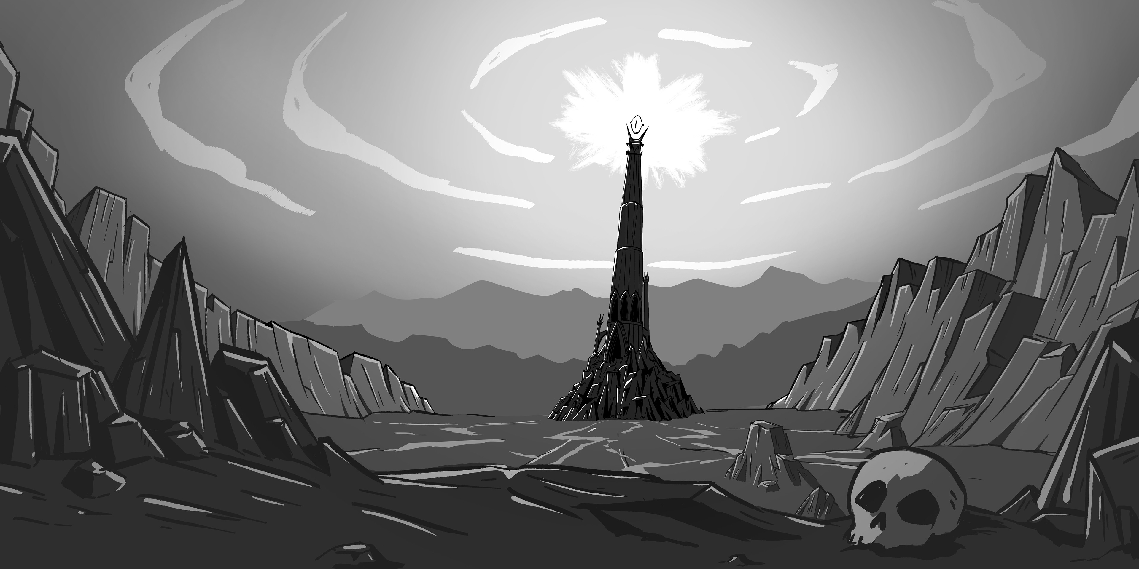 One of the assignment stylization for the CDA Background Design for Animation Class.