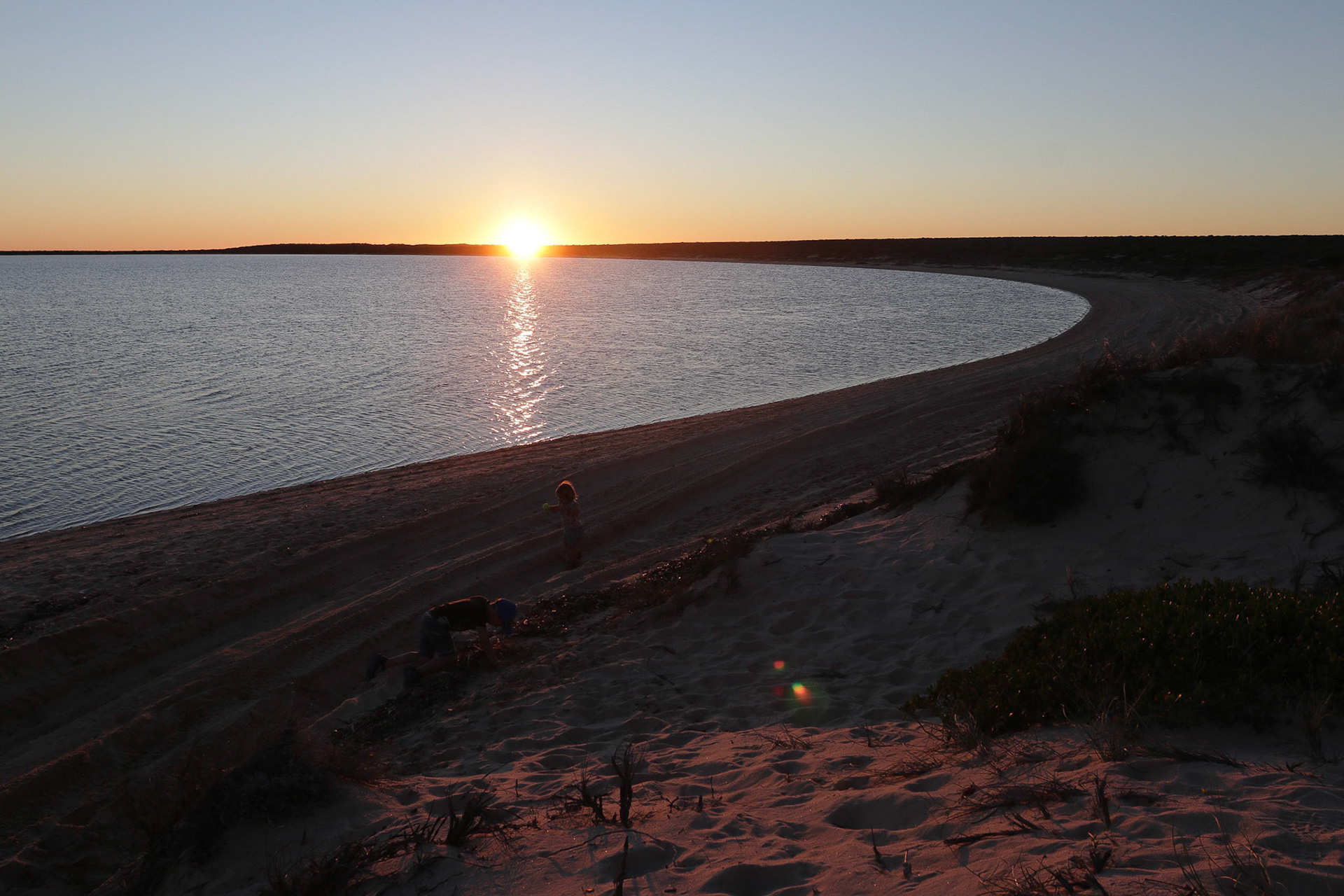 Sunset at Little Lagoon