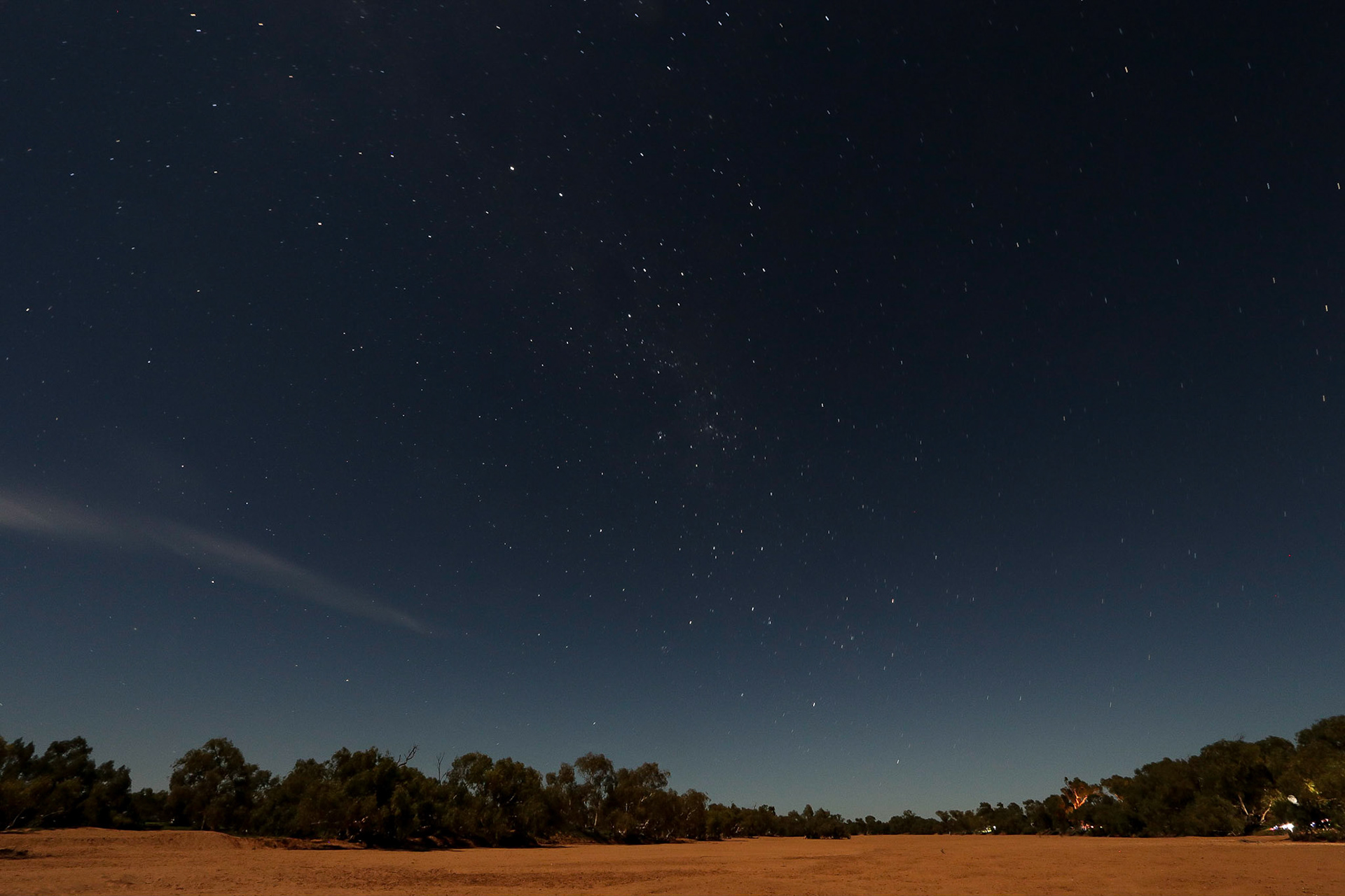 Wooramel River at night