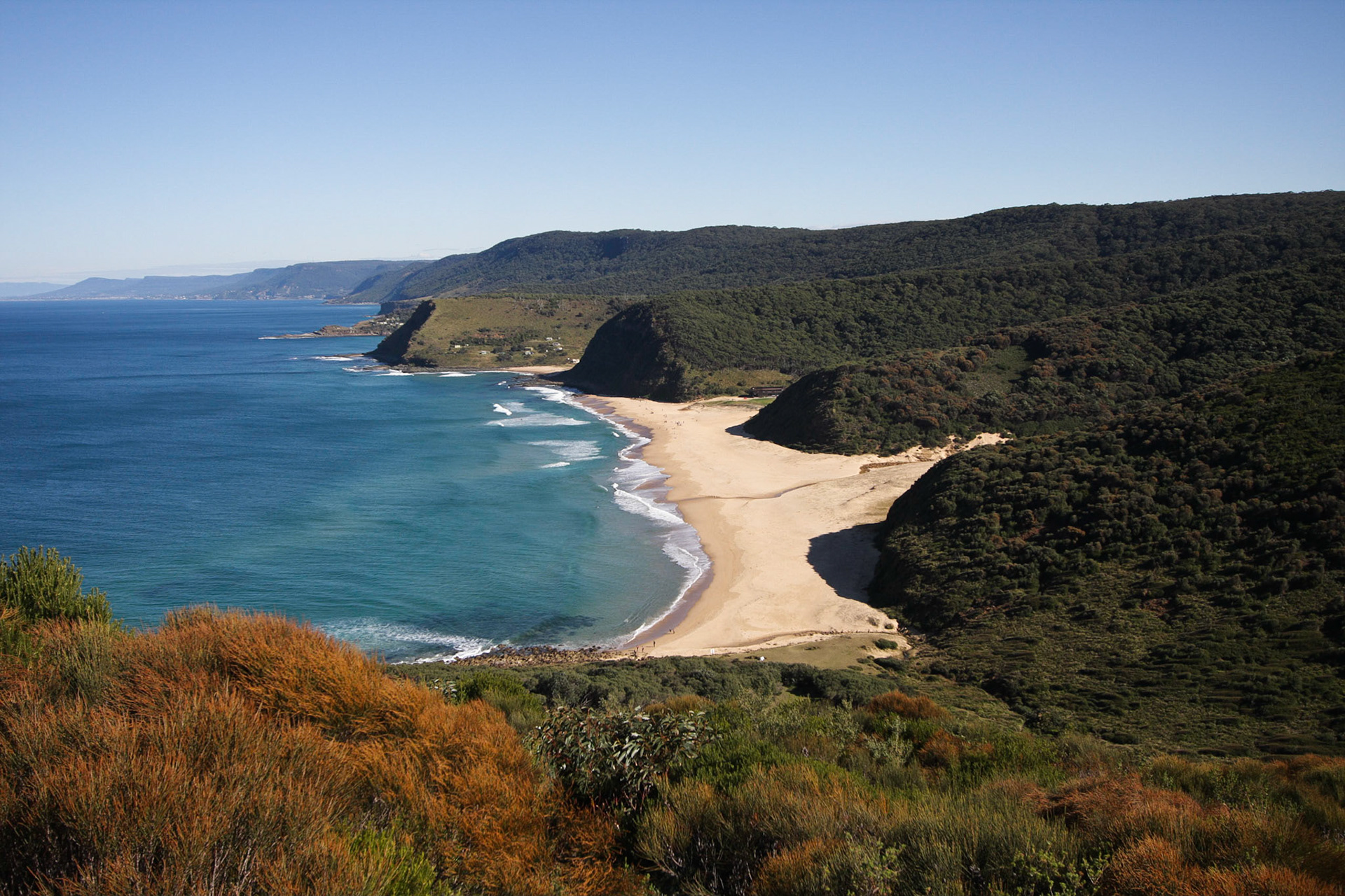 View South over Royal National Park