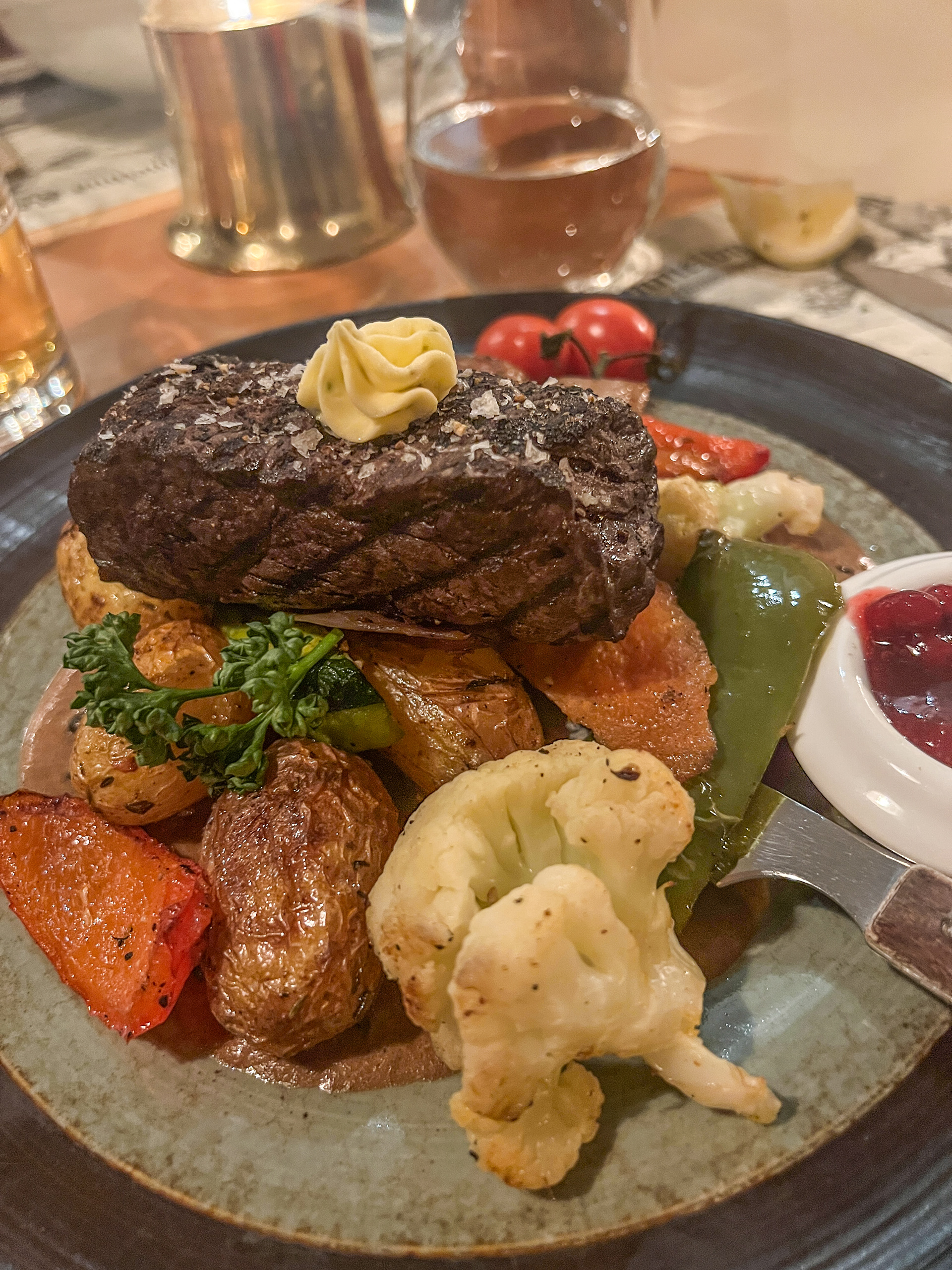 Medium Rare Whale Steak