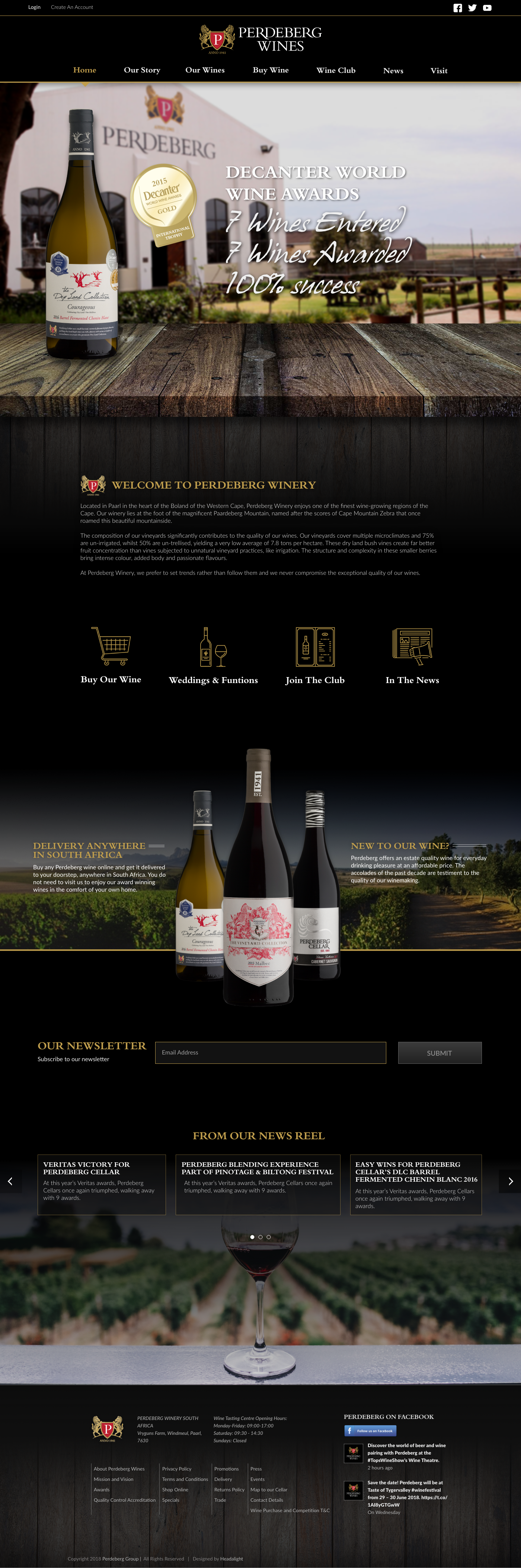 Perdeberg Estate Website