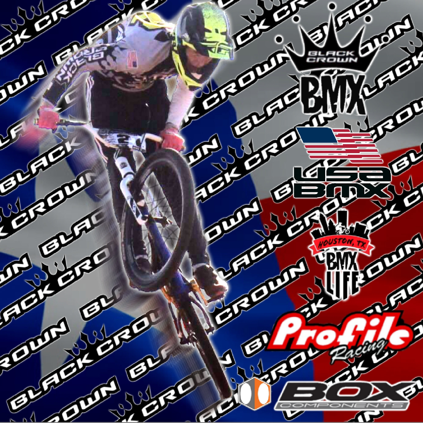 Team Exile / Black Crown USA BMX vaungie