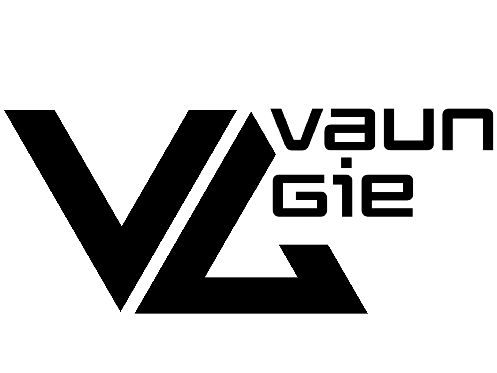 vaungie Monogram logo design