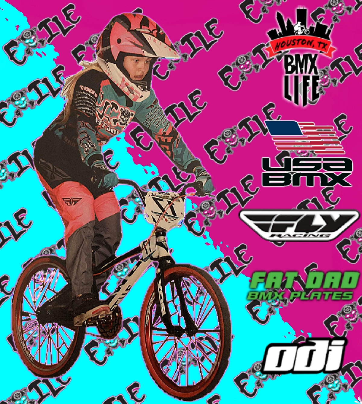 Team Exile / Black Crown USA BMX vaungie
