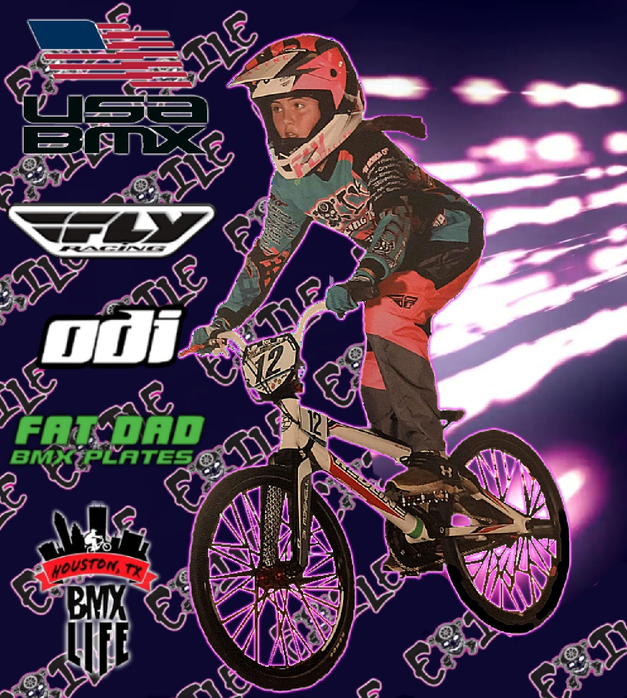Team Exile / Black Crown USA BMX vaungie