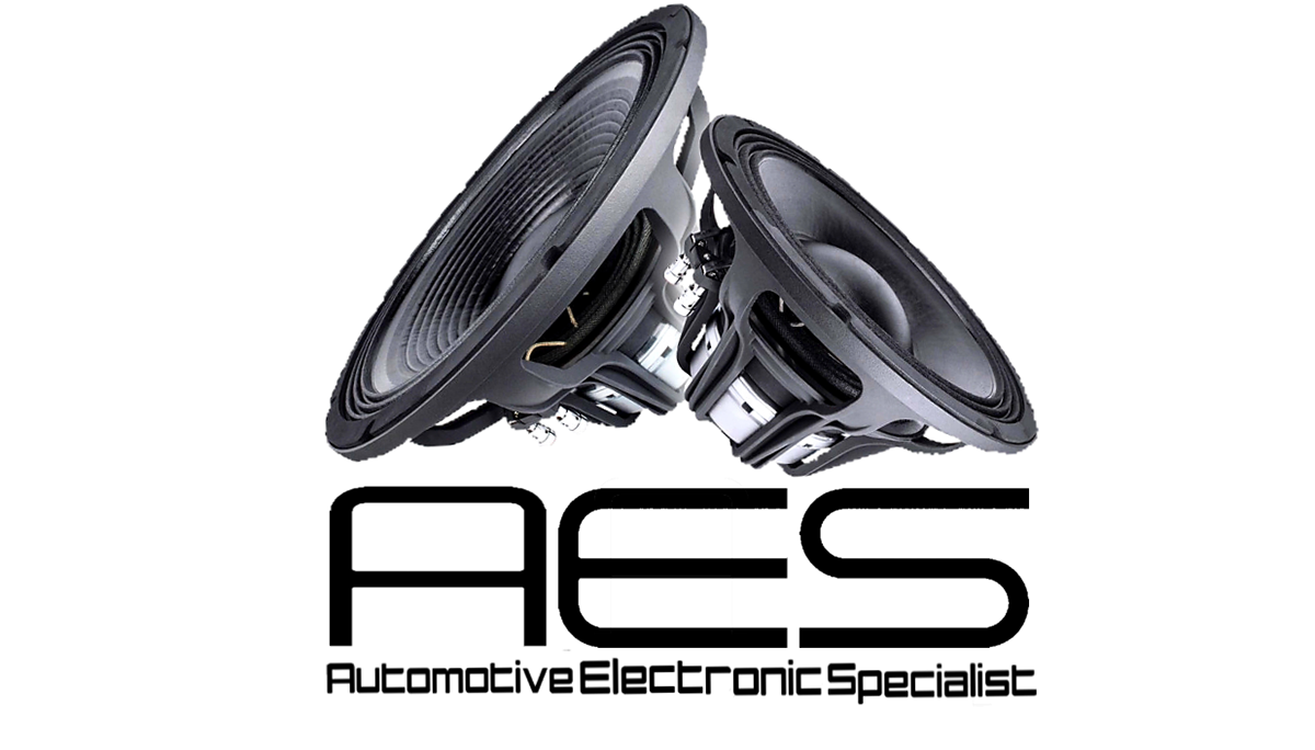 AES speaker logo design by vaungie