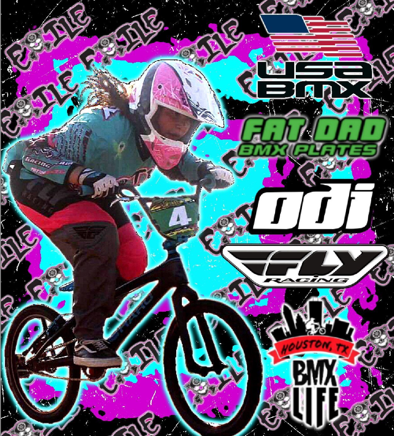 Team Exile / Black Crown USA BMX vaungie