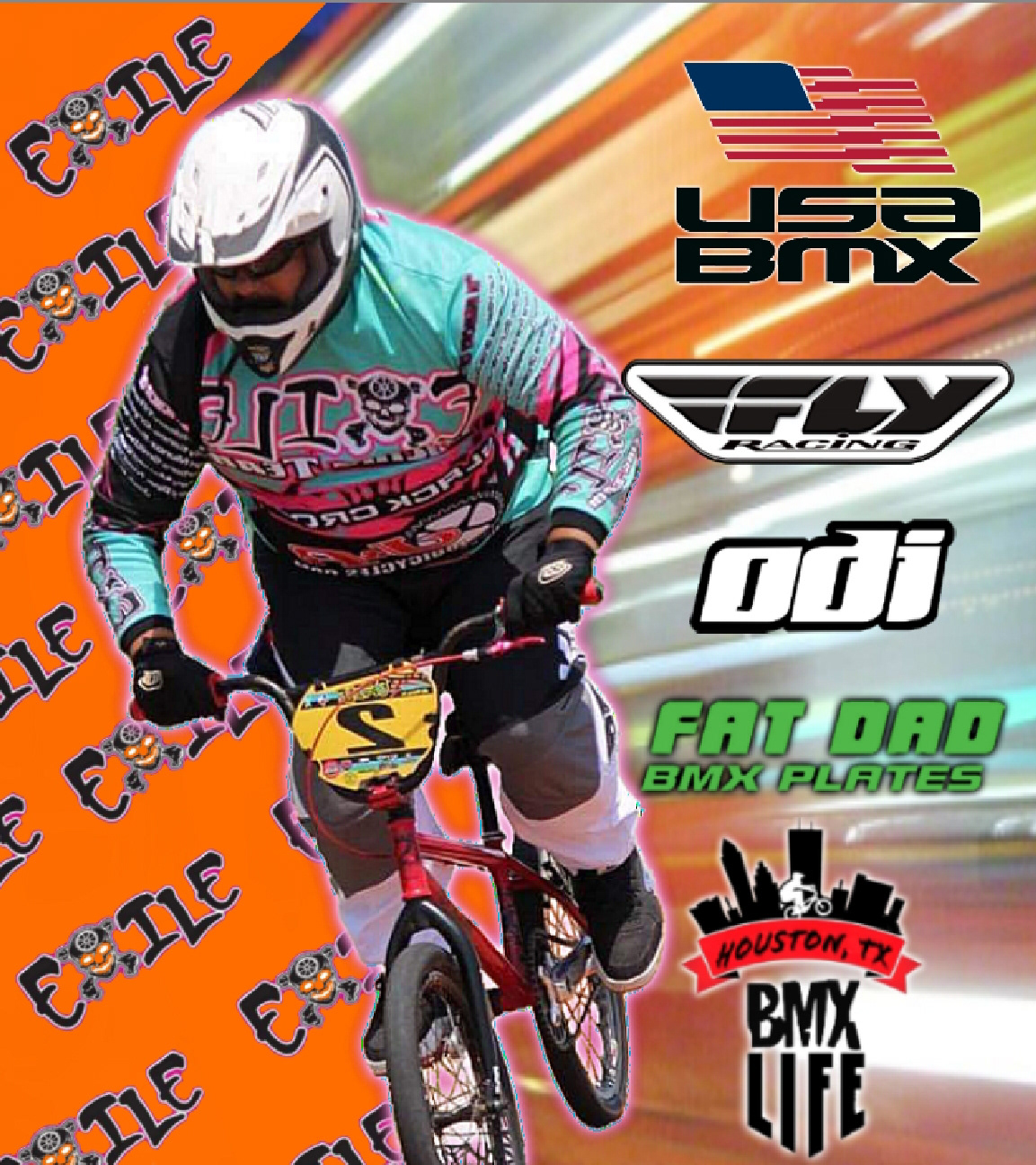Team Exile / Black Crown USA BMX vaungie