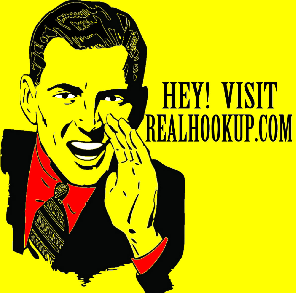 realhookup.com web flyer design by vaungie