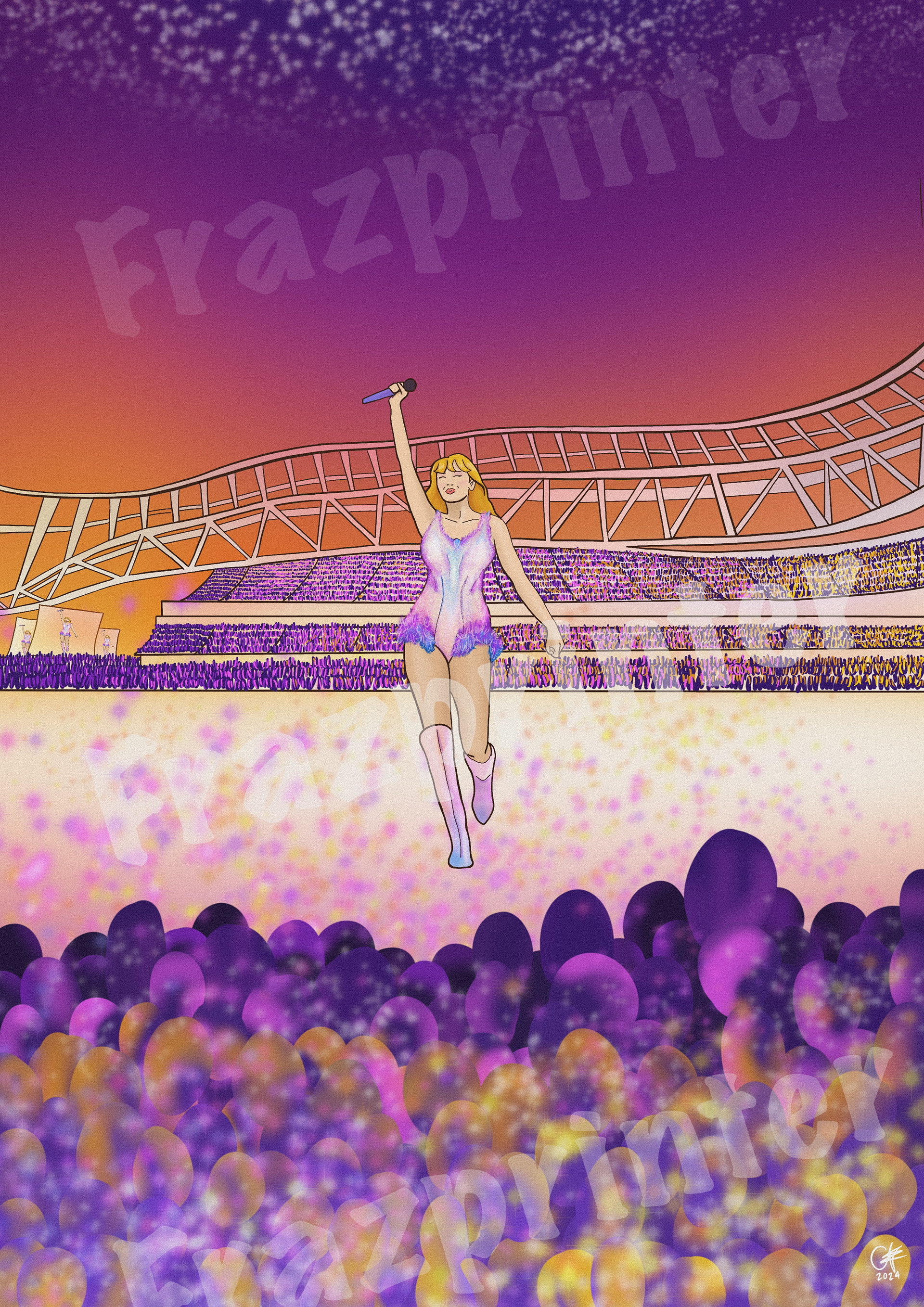 Eras Tour Aviva Print