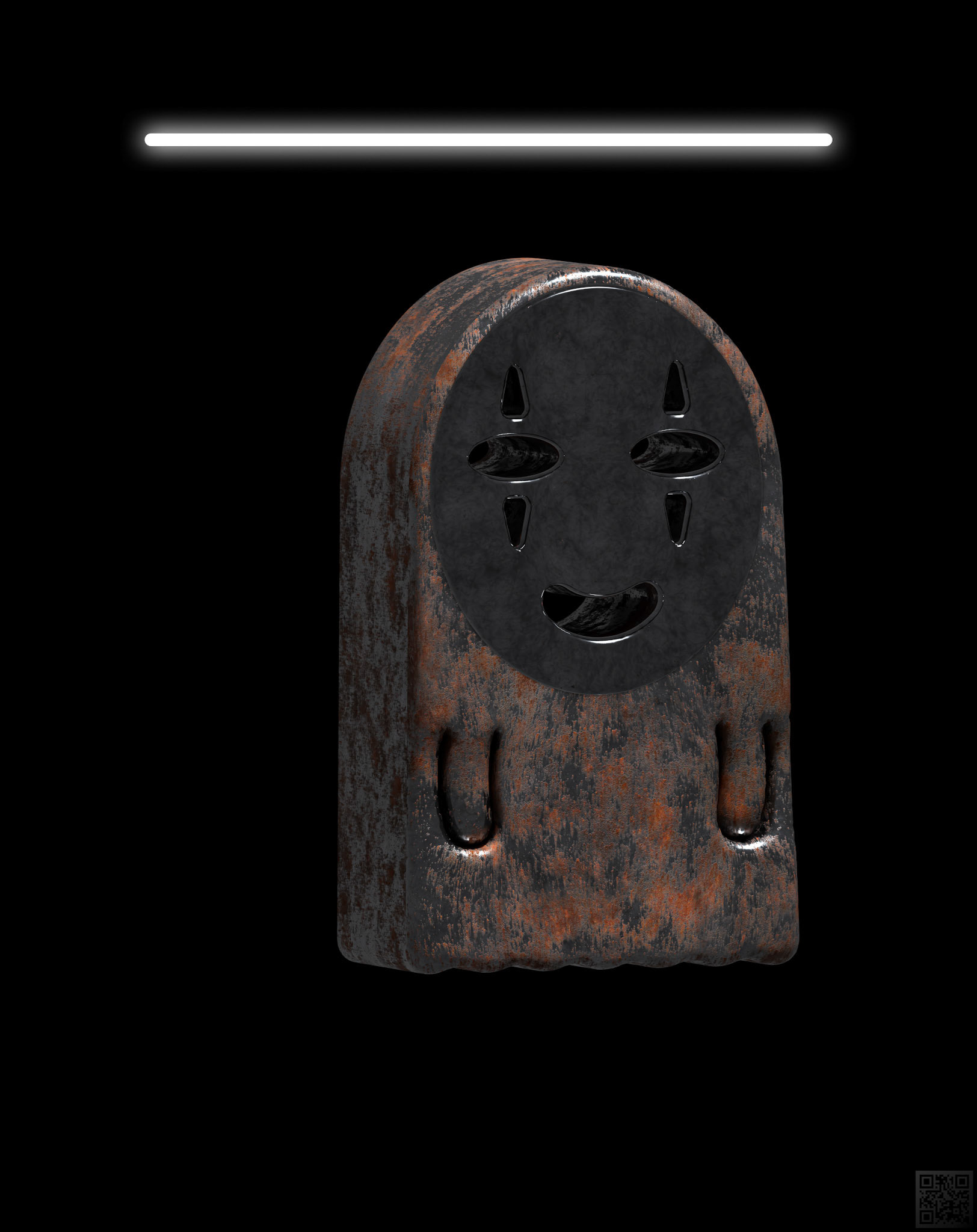 Rusty Metal Muse of Comedy 2
