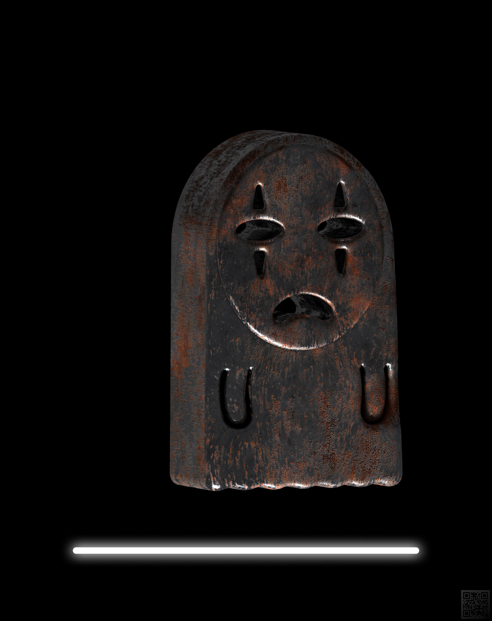 Rusty Metal Muse of Tragedy 1