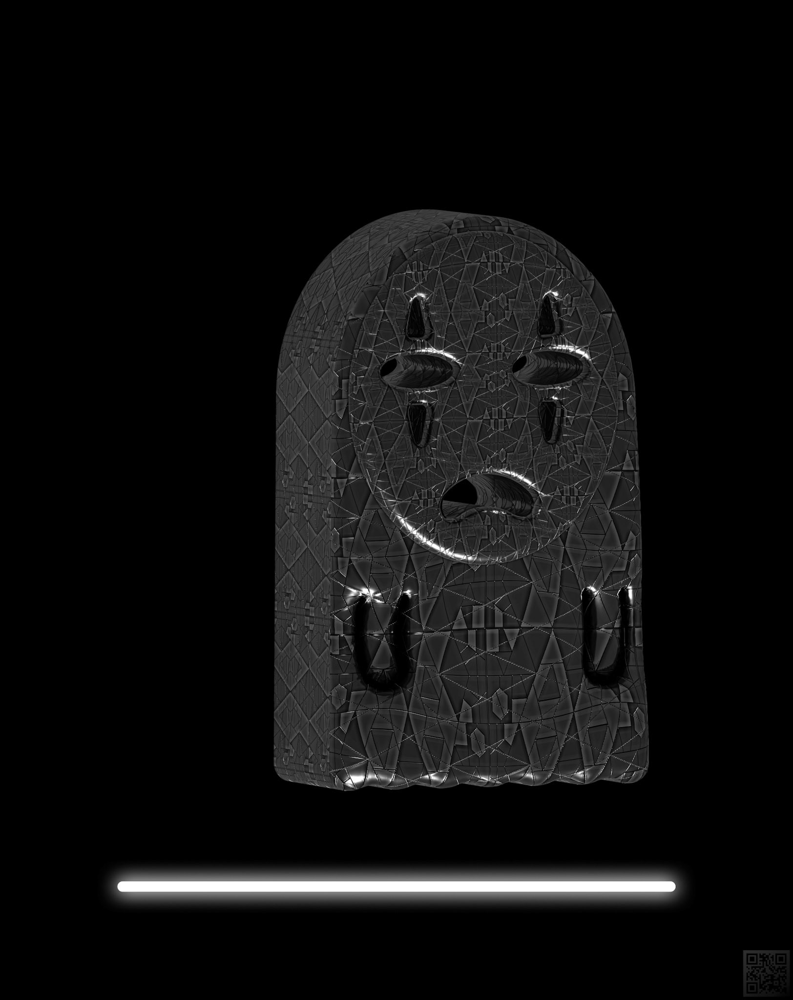 Silver Pattern Muse of Tragedy