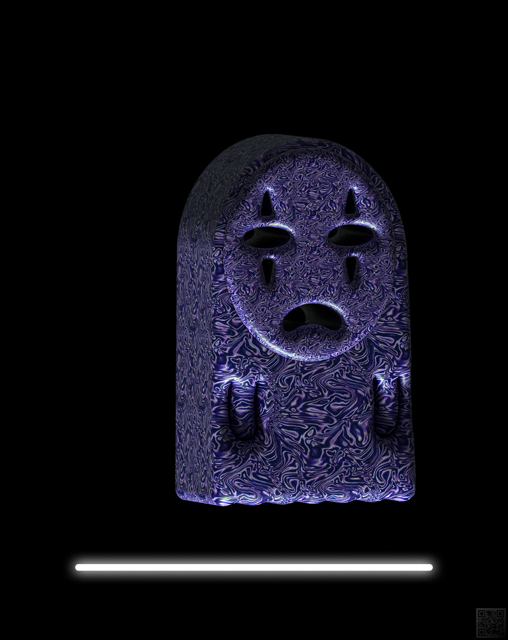 Marble Paint Muse of Tragedy