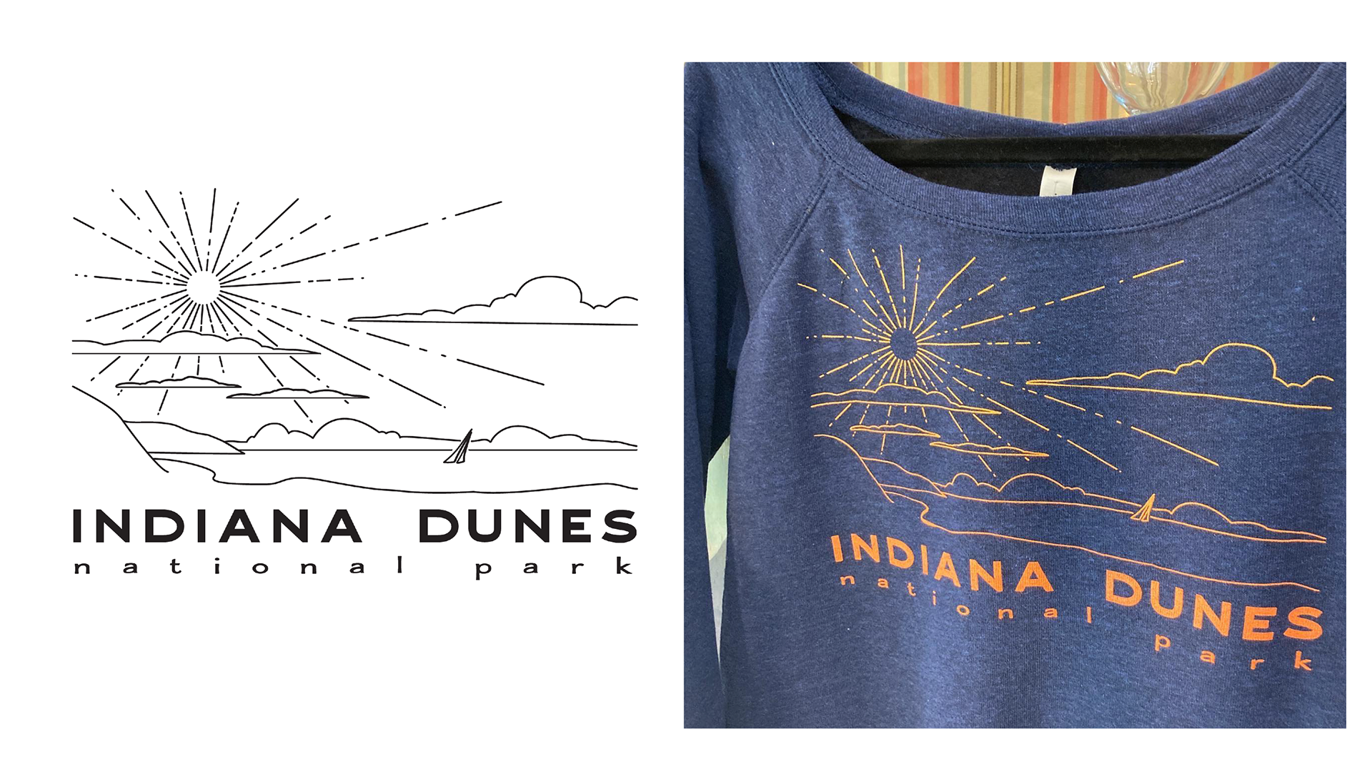 Screenprint Design for Over Yonder Dune Apparel