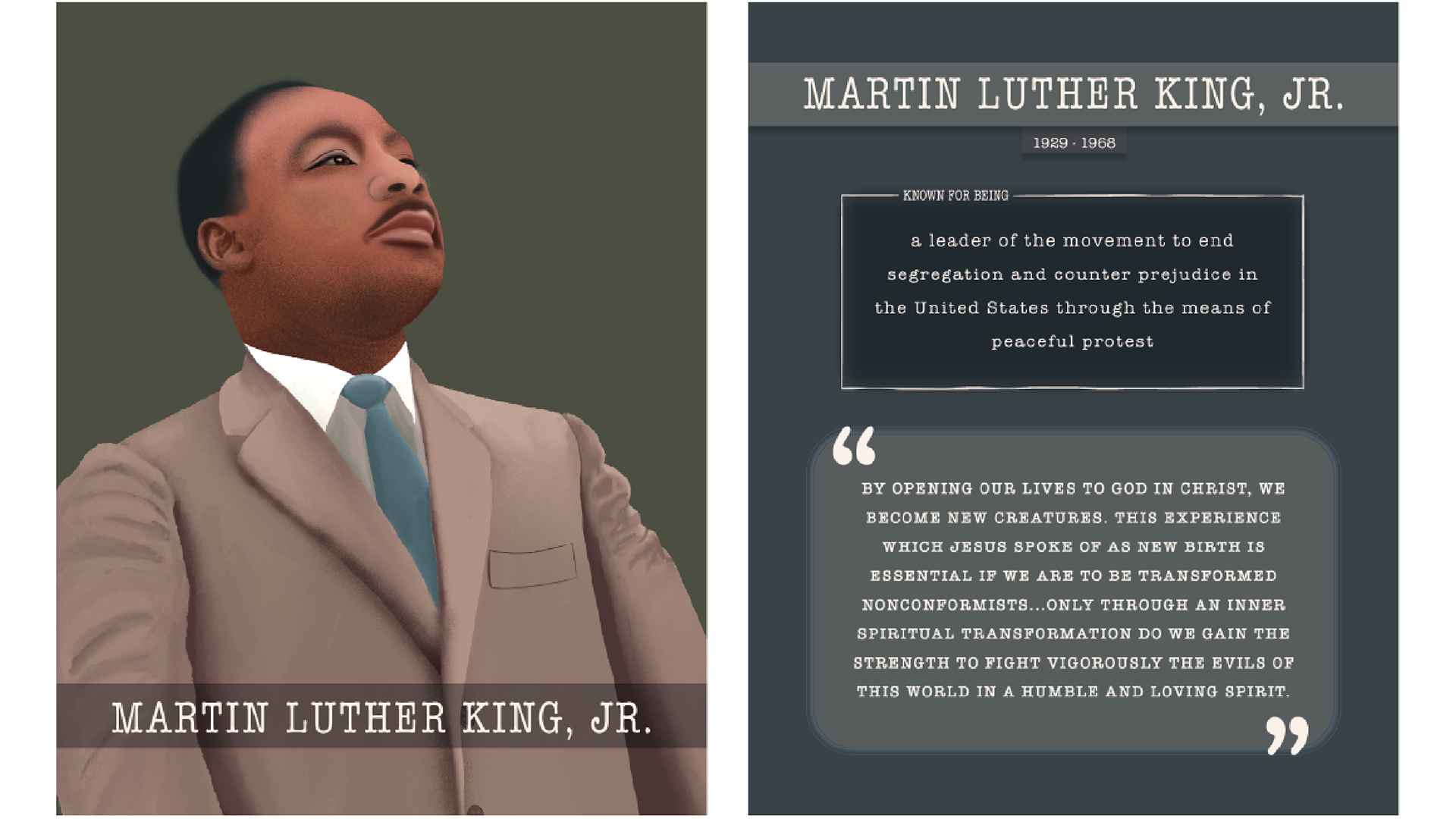 Detail of Digitally Drawn Figure and accompanying Information Sheet