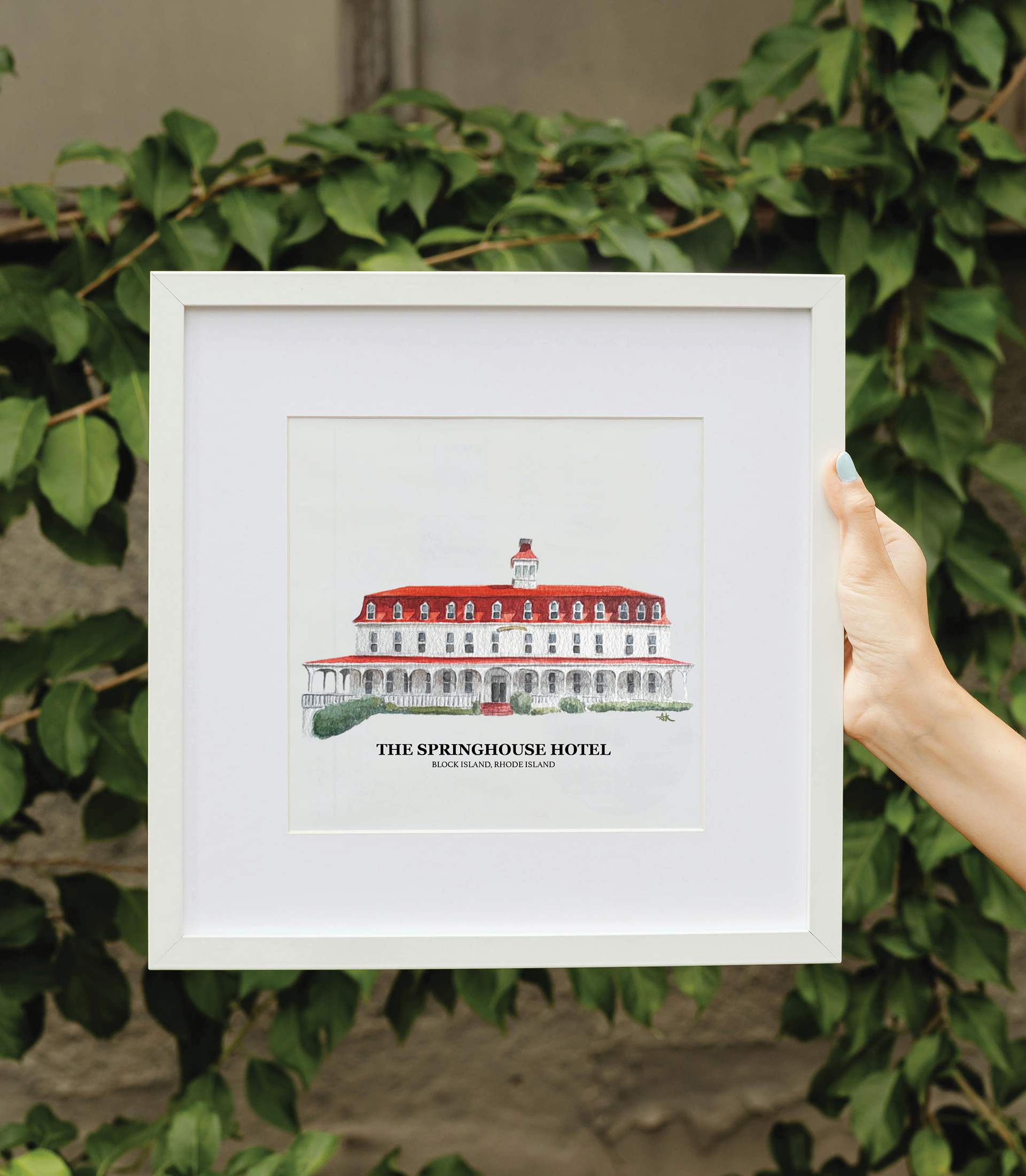 "The Springhouse" - Watercolor