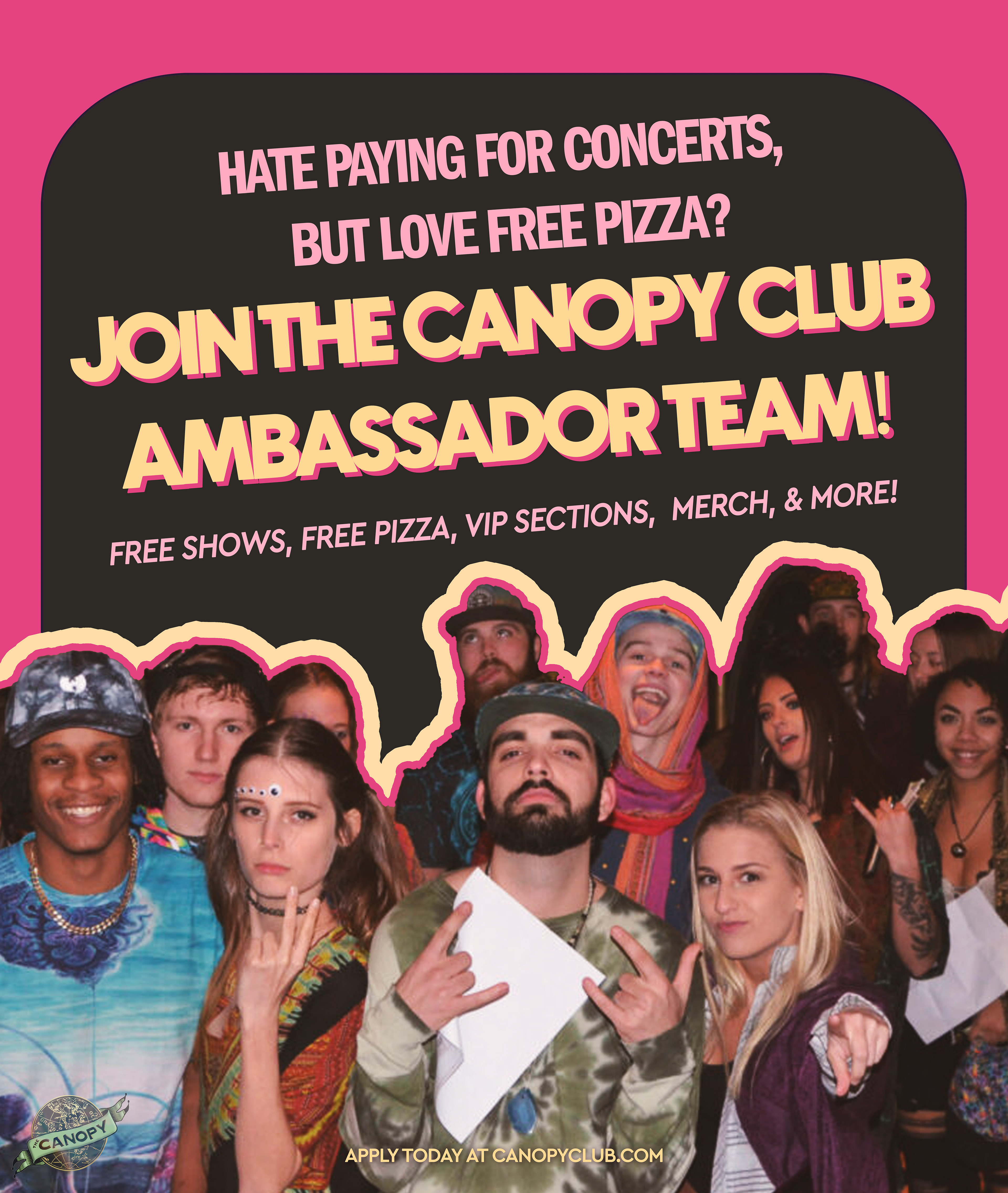 Canopy Club Flier