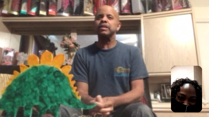 Virtual Class Show & Tell of Deno The Dino
