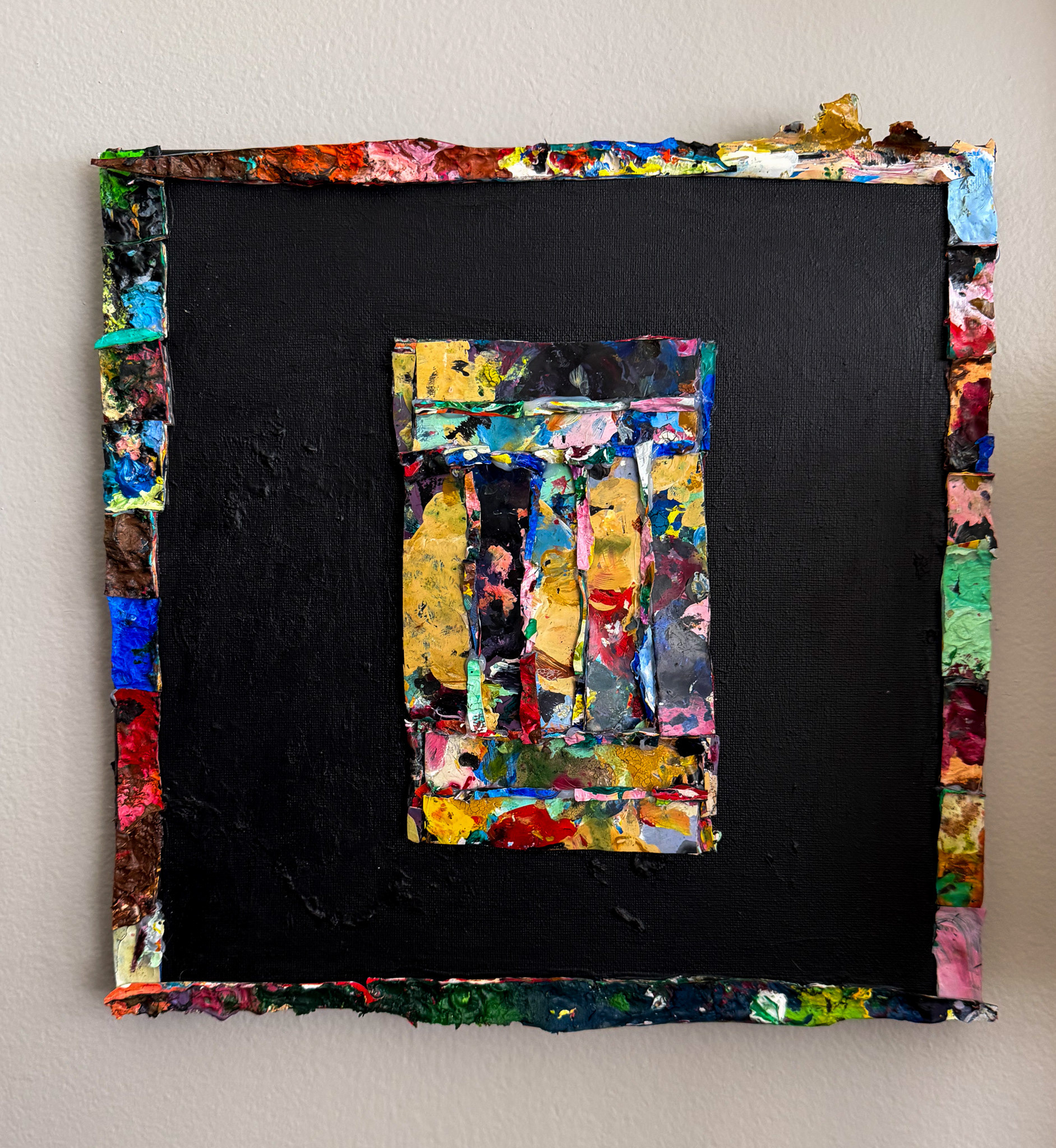 layered acrylic on canvas