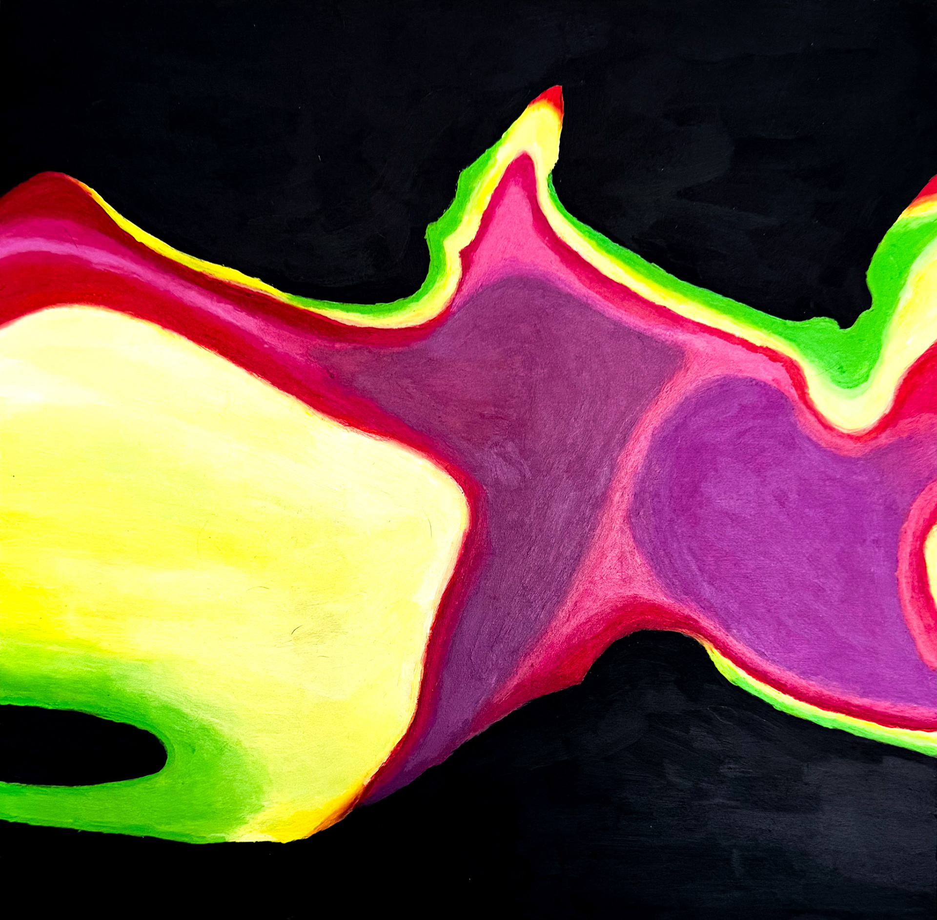 acrylic on wood