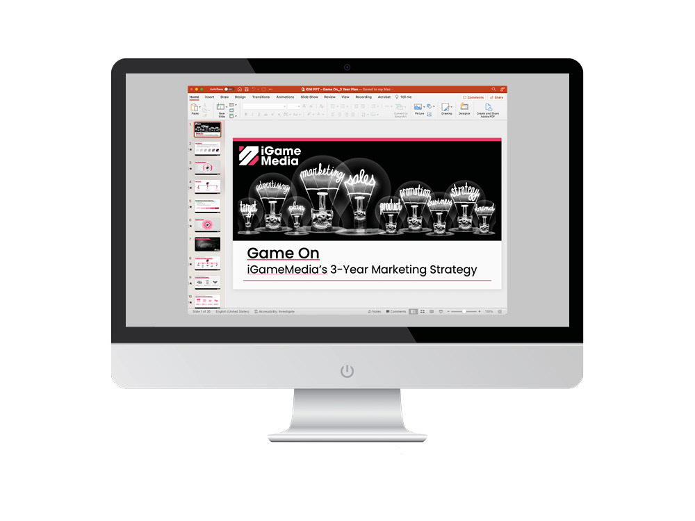 Presentations  and sales decks