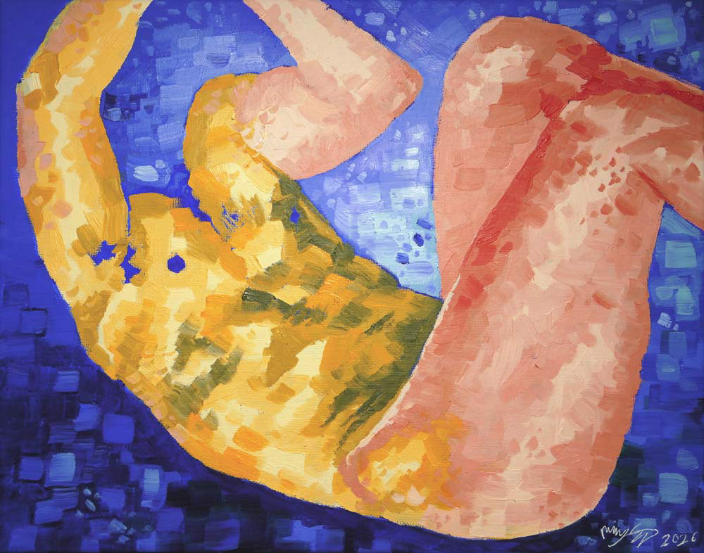 'Joseph: Figure 2' (2026) 11x14in. Oil on Canvas