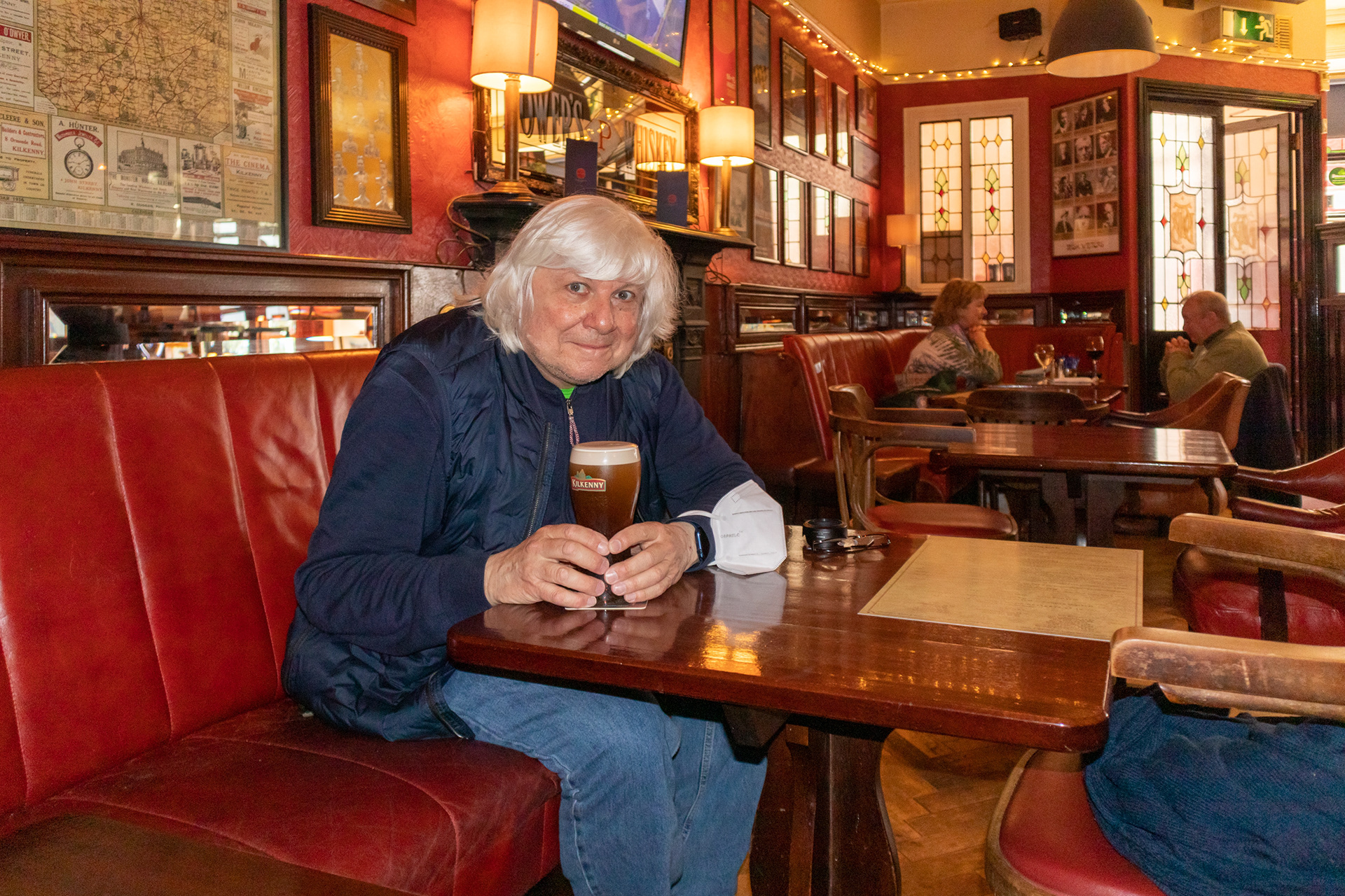 Endlich! Ein Pint Kilkenny!