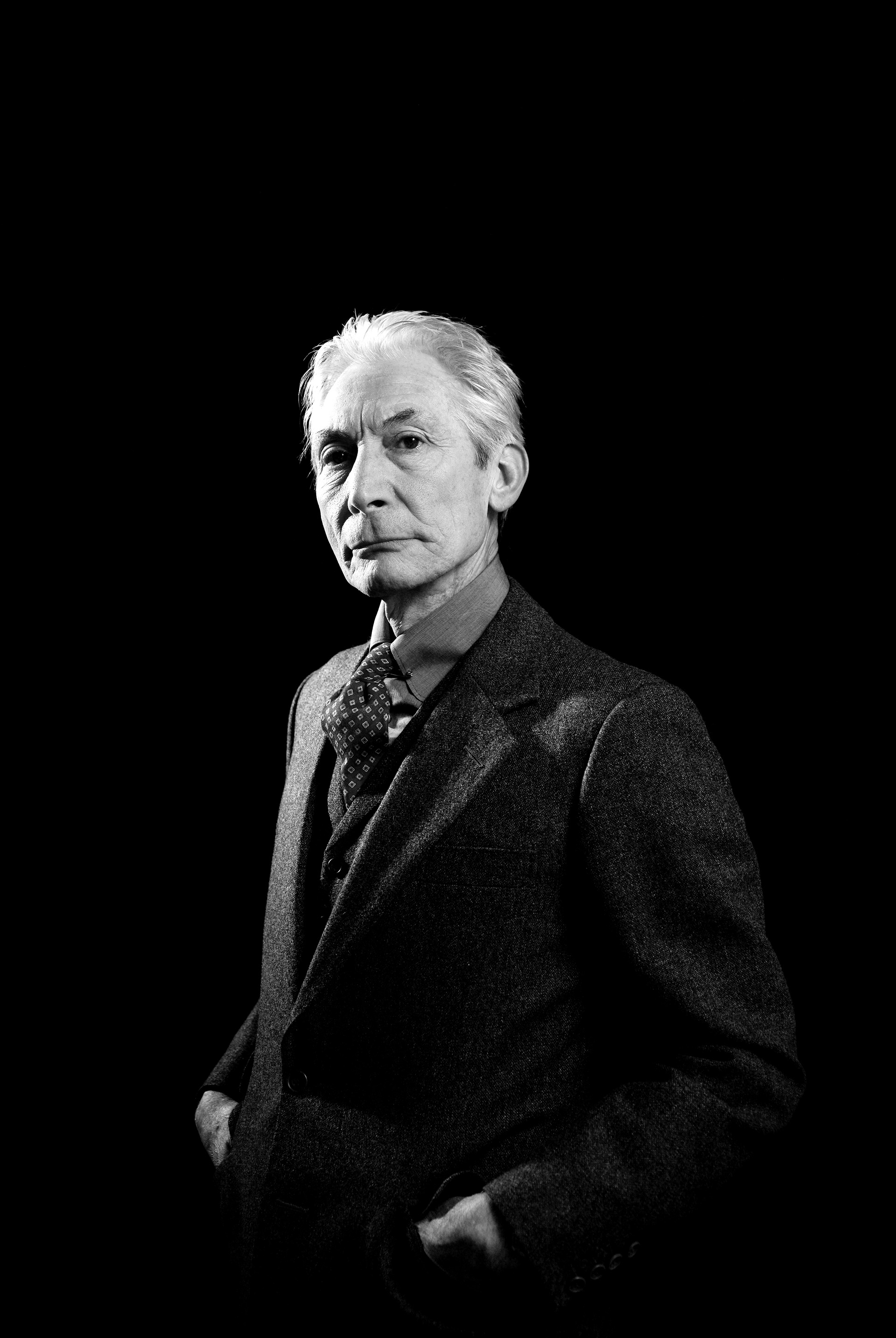 Charlie Watts, The Rolling Stones, London, 2005