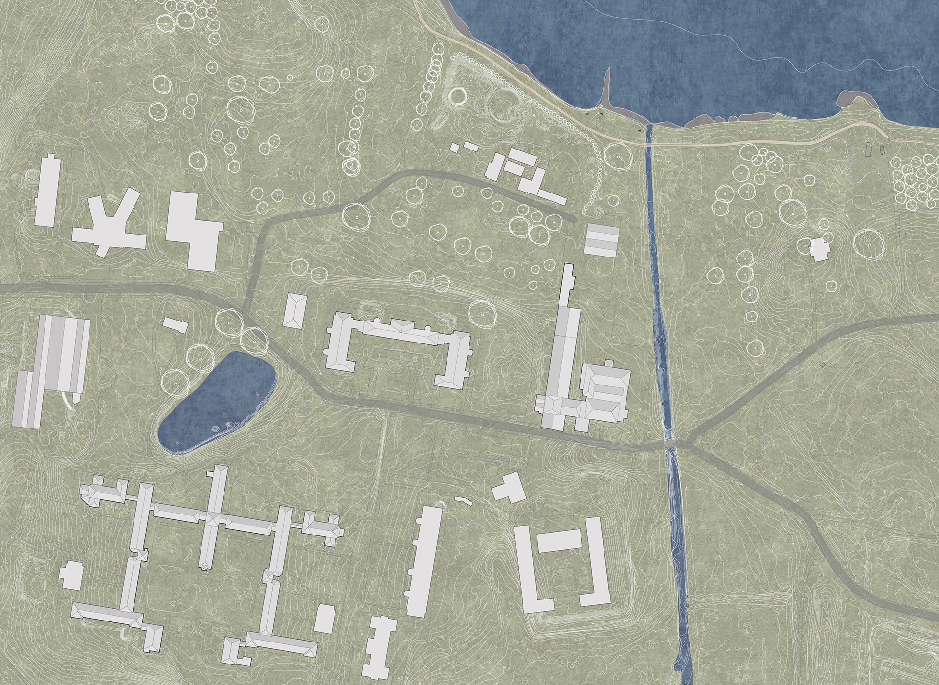 Sankt Hans Hospital situation plan
