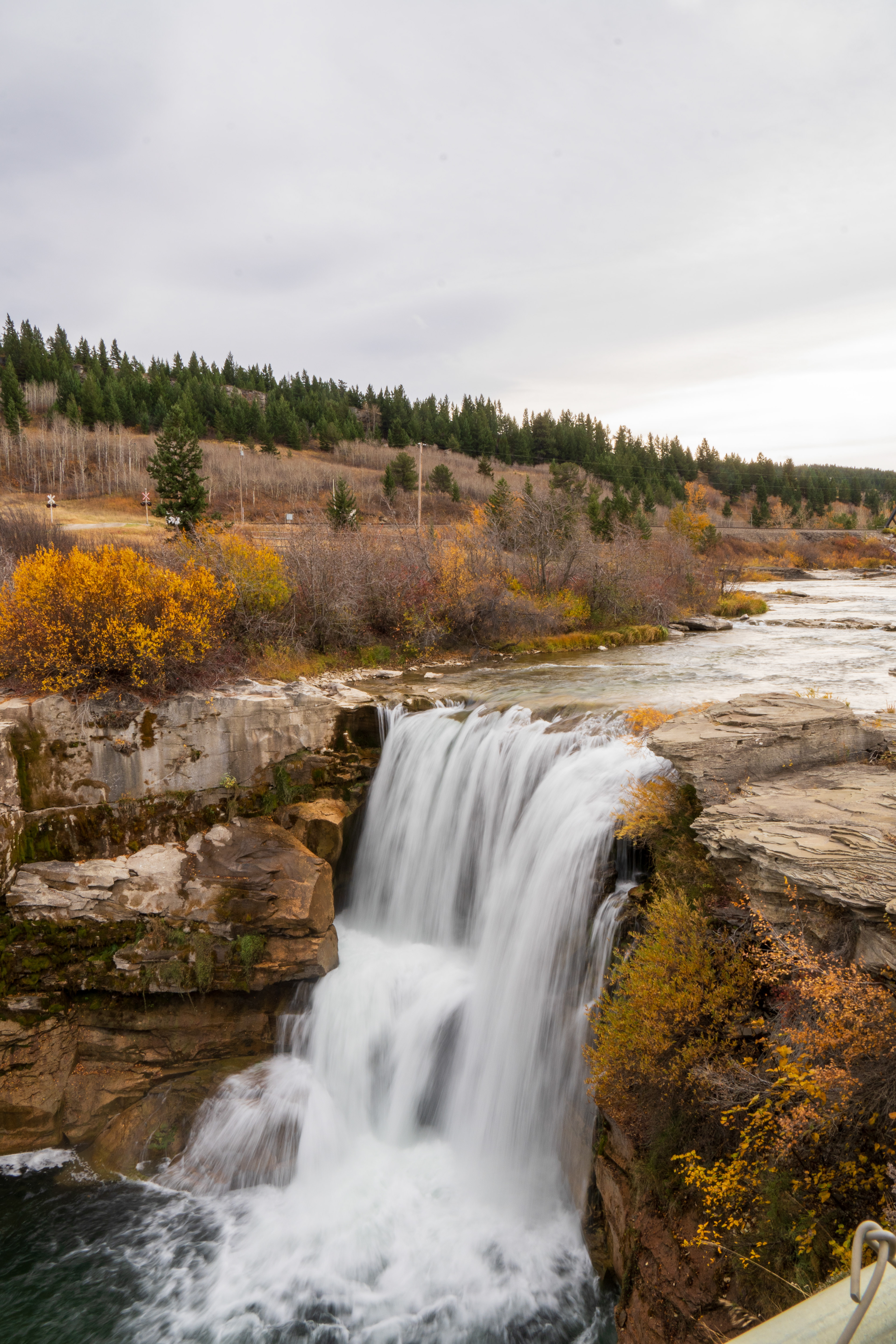 Lundbreck Falls, Alberta