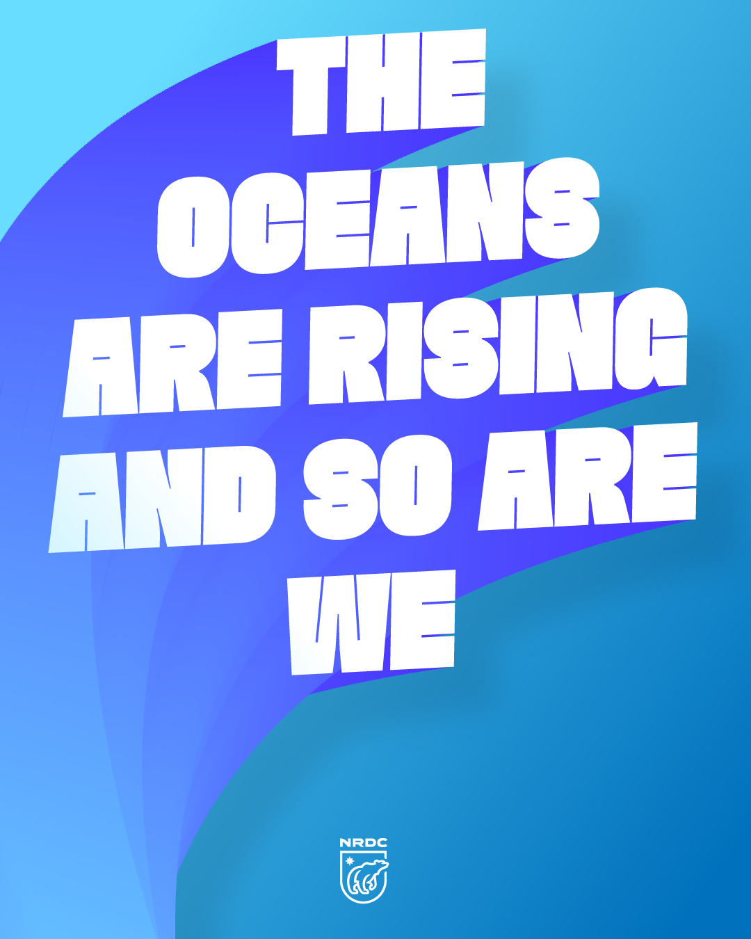 Graphics designed for NRDC social media campaigns