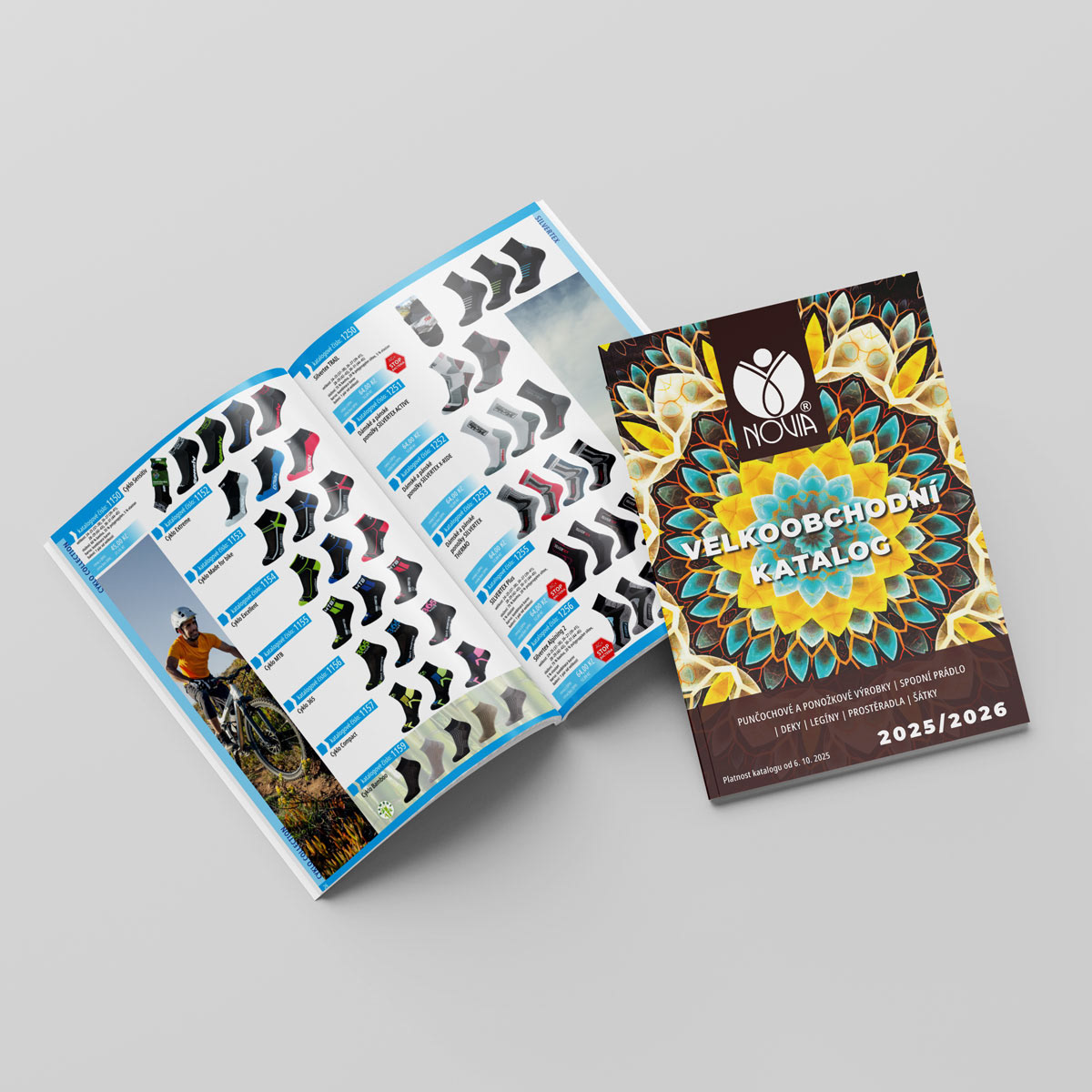 Grafika, sazba, tisk katalogu