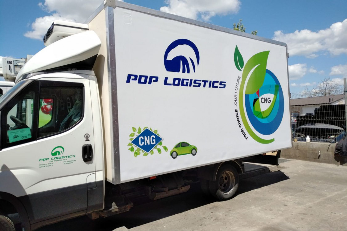 Design a polep dodávky