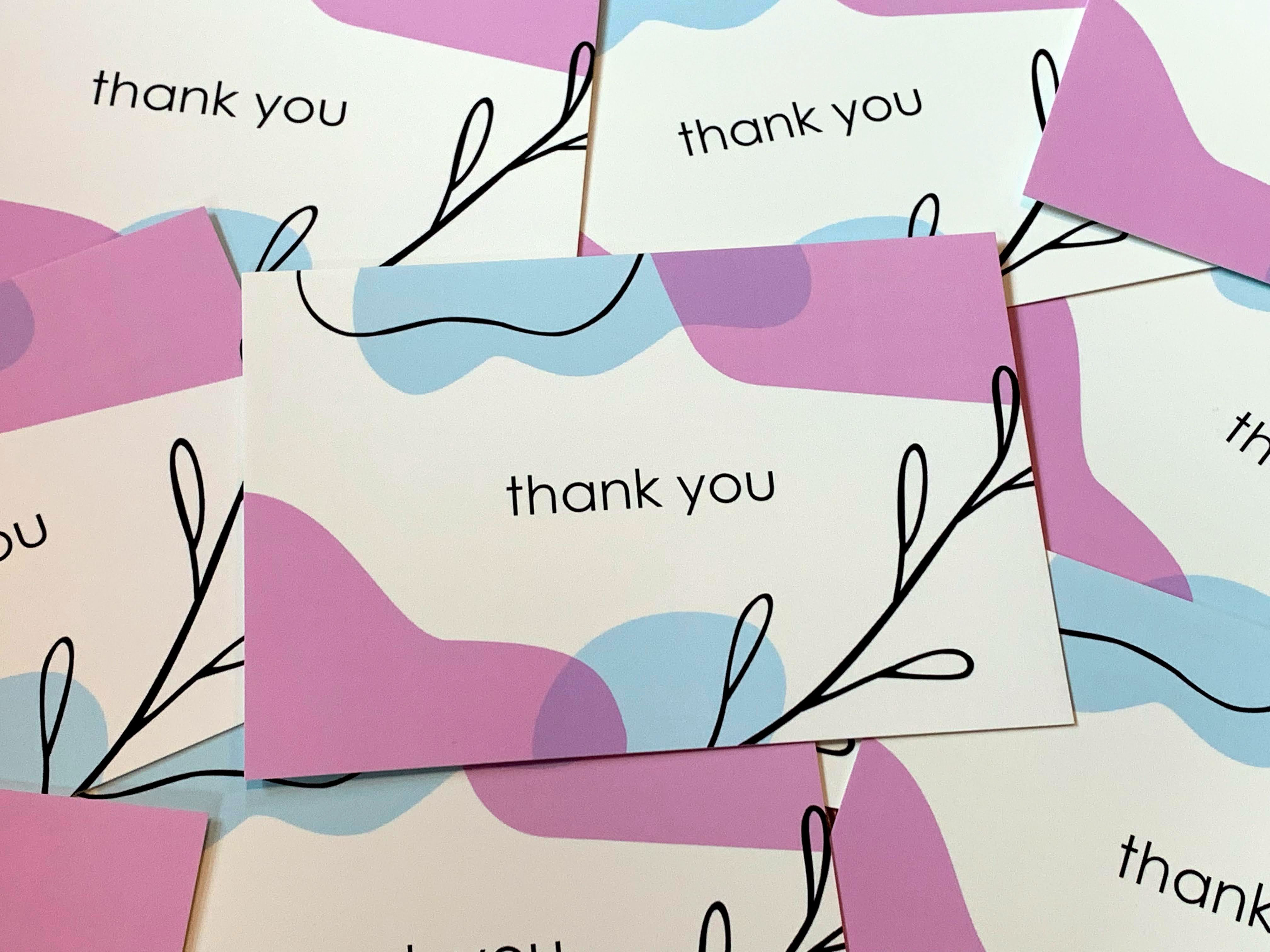 Thank You Postcards
