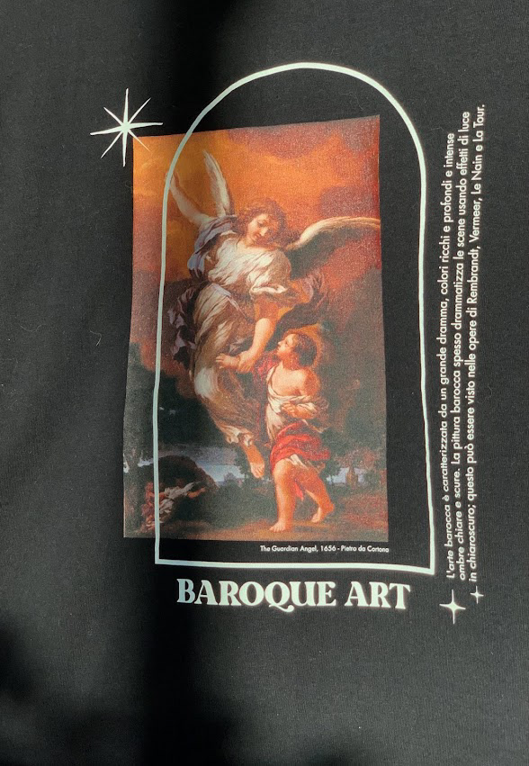 close up view of the design