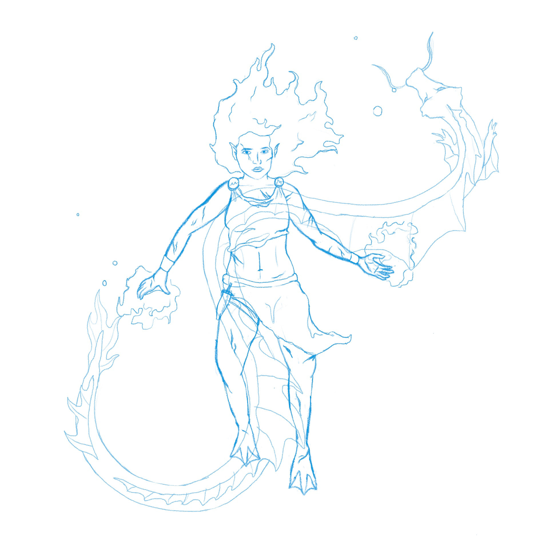 Line Art Sketch