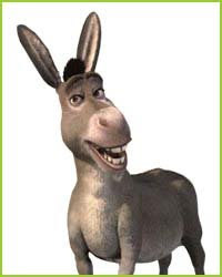 Donkey silhouette reference