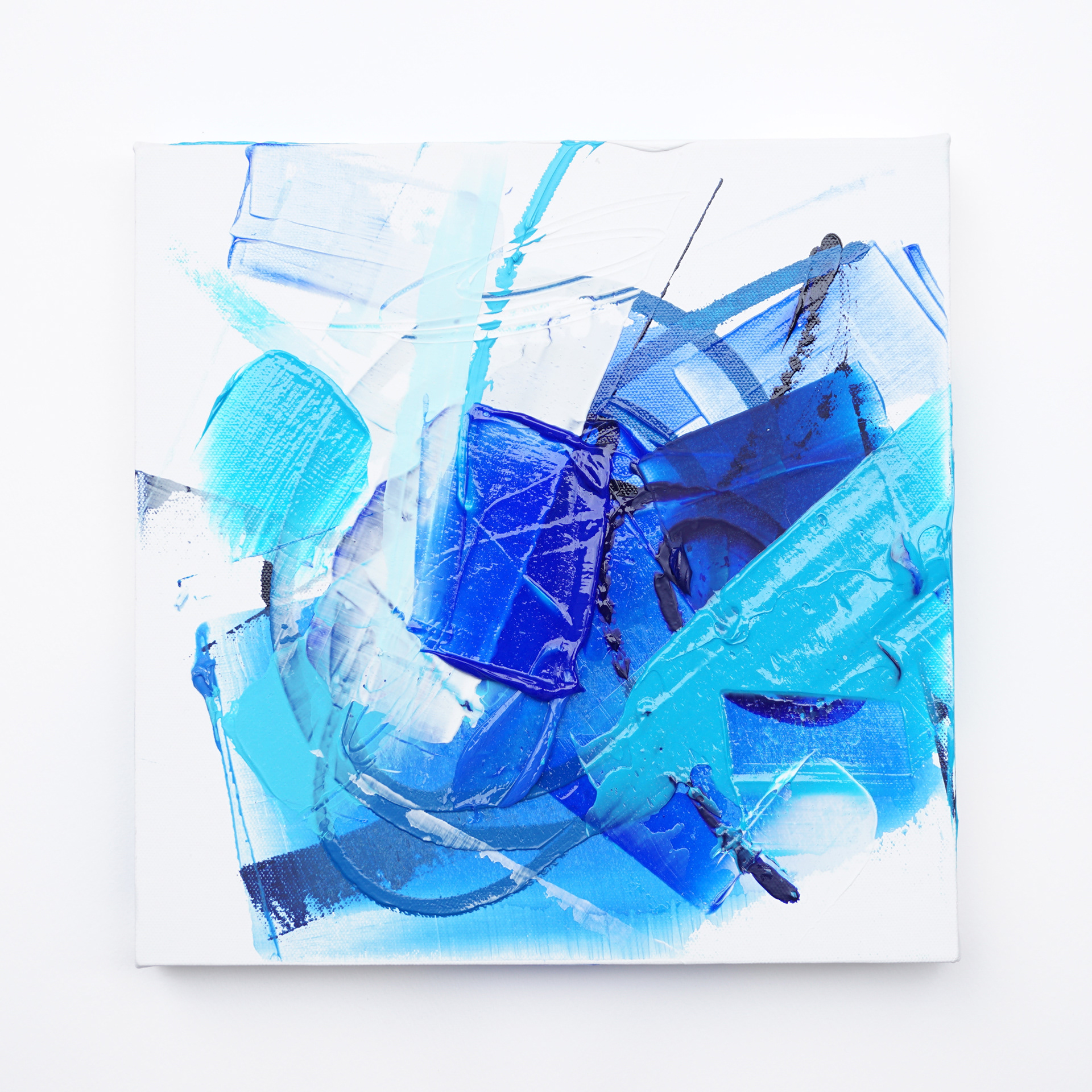 「drop 02」/ 300×300mm Acrylic paint , Medium , Canvas (2022)