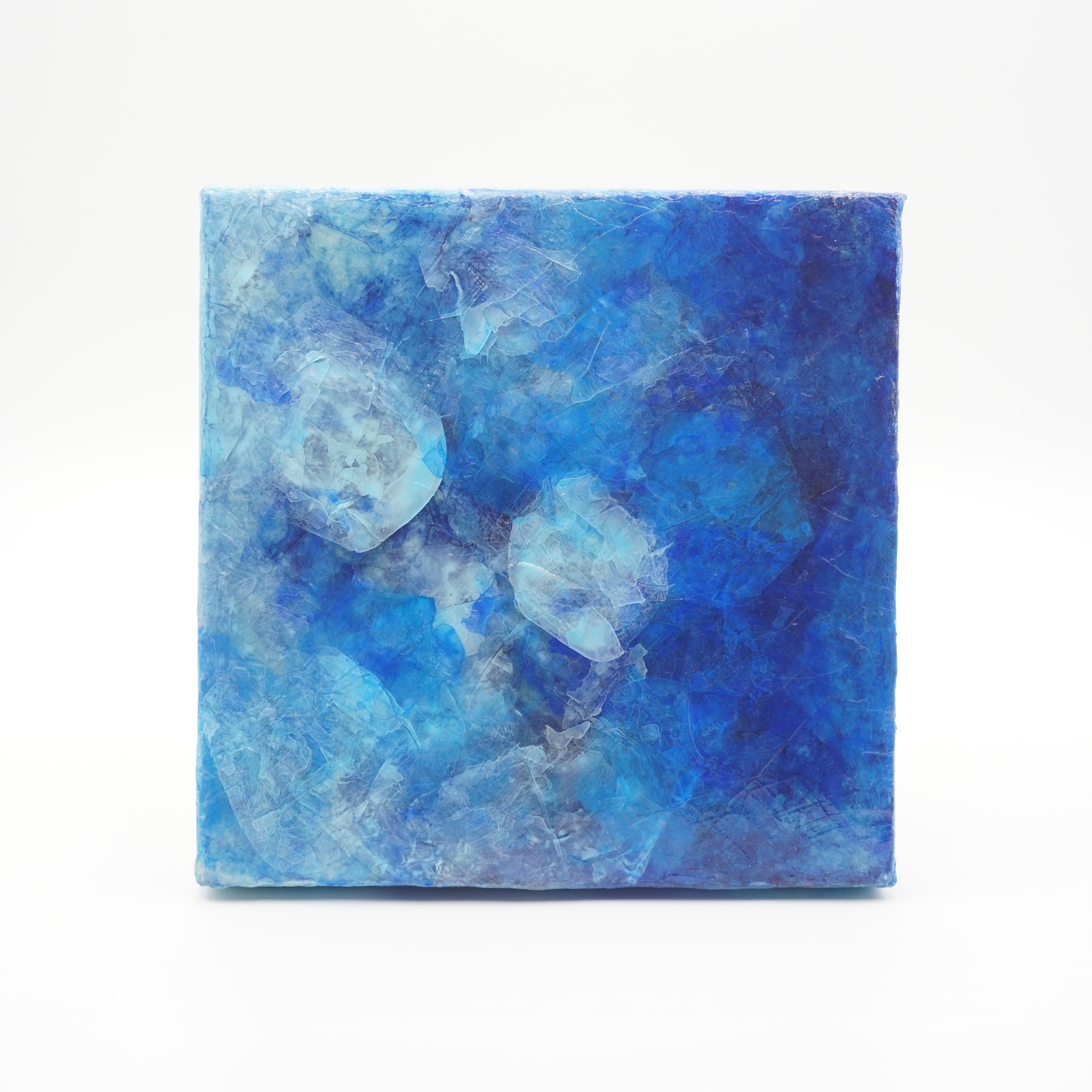 「ACCUMULATION 04」/ 300×300mm Acrylic paint , Medium , Canvas (2019)