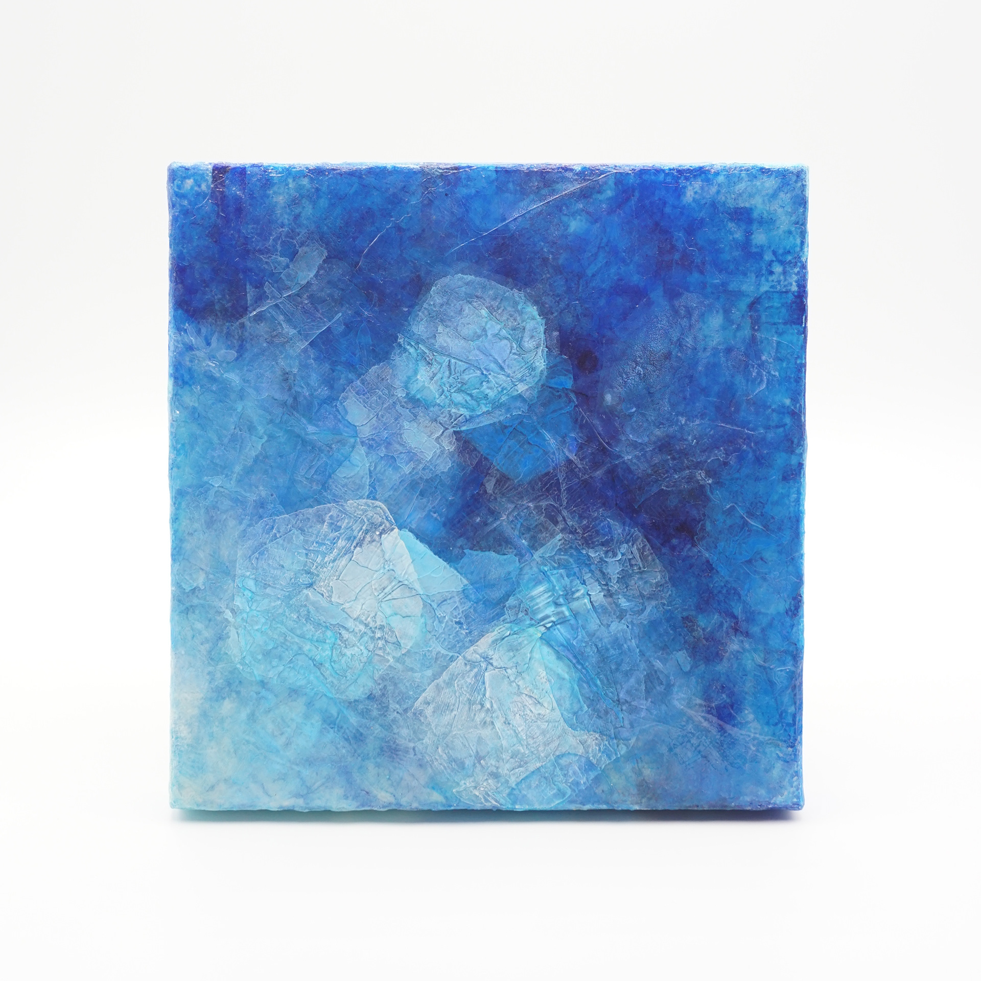 「ACCUMULATION 05」/ 300×300mm Acrylic paint , Medium , Canvas (2019)