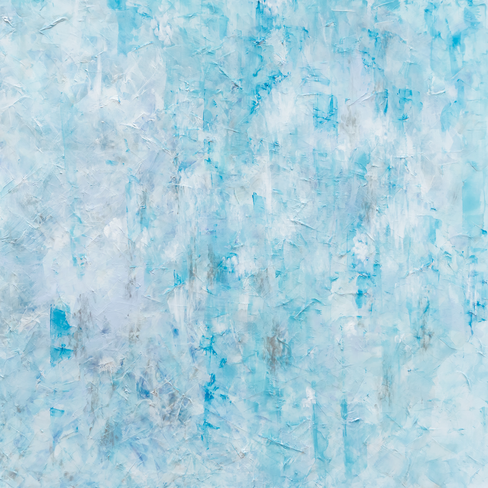 「SODA BLUE 05」/ 1167×1167mm Acrylic paint , Medium , Canvas (2017)