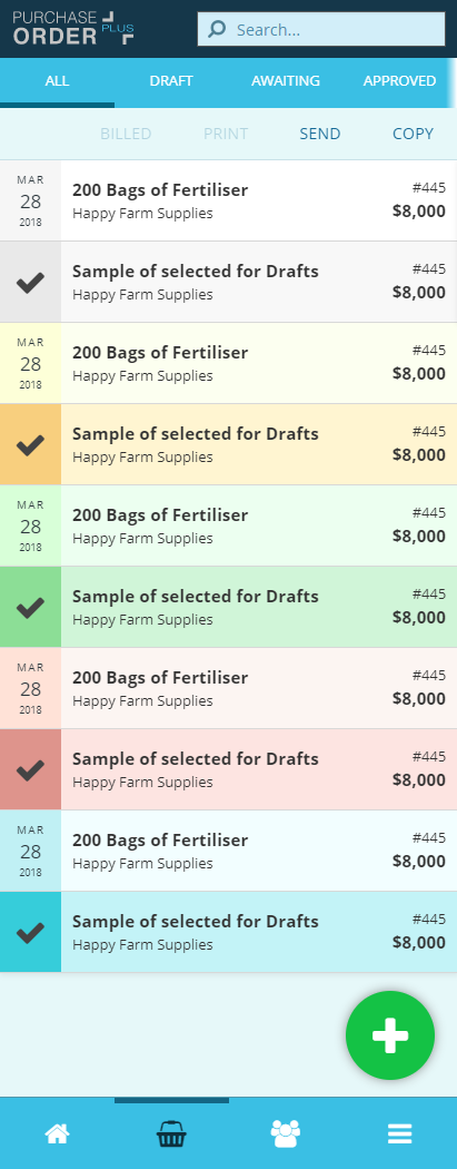 Purchase Orders