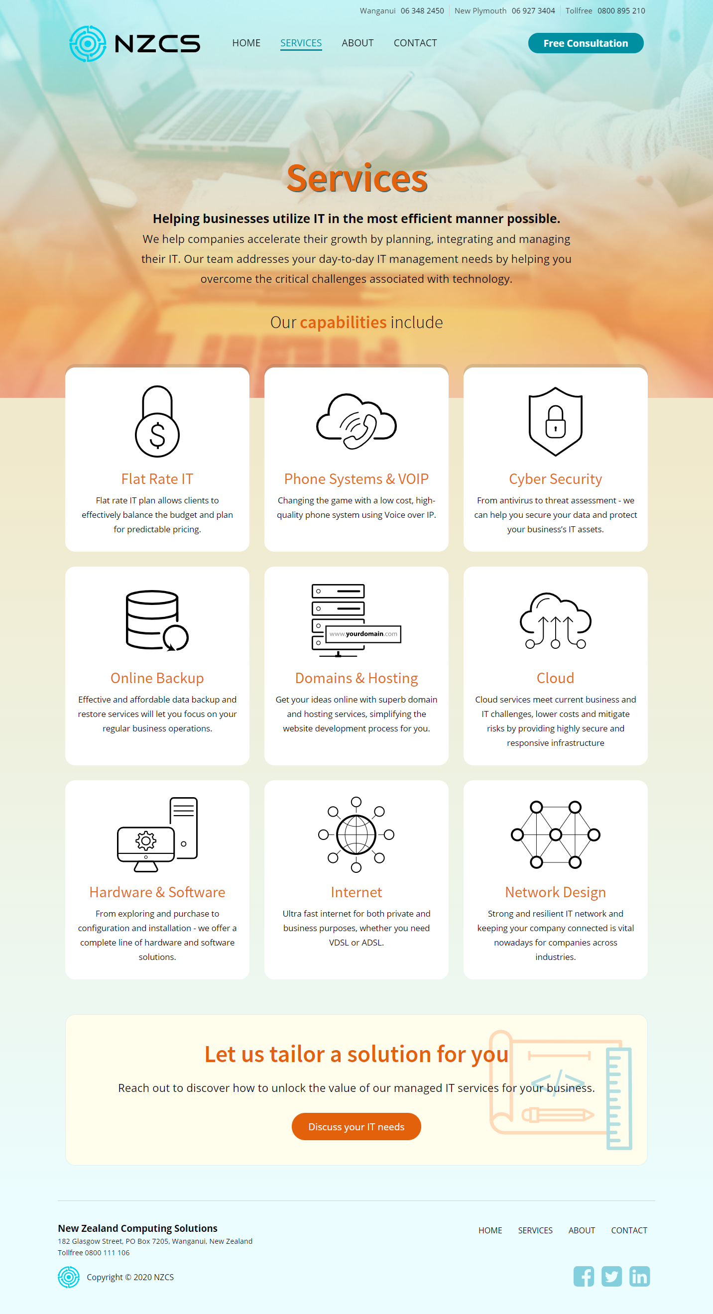 Services List Page